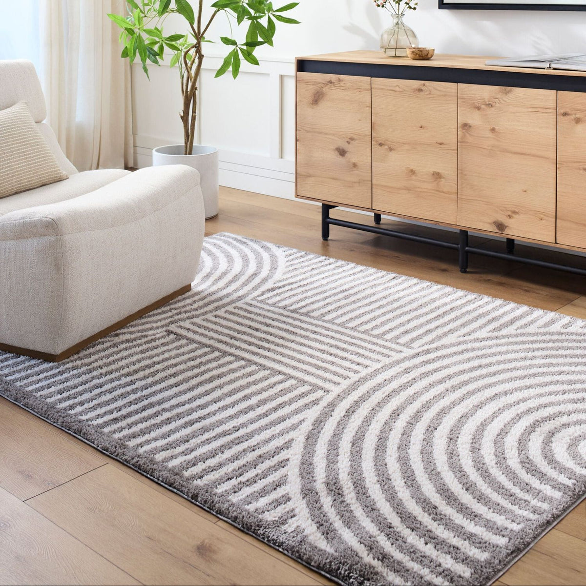 Livabliss Fossay Shag FSG-2334 Machine Woven Rug