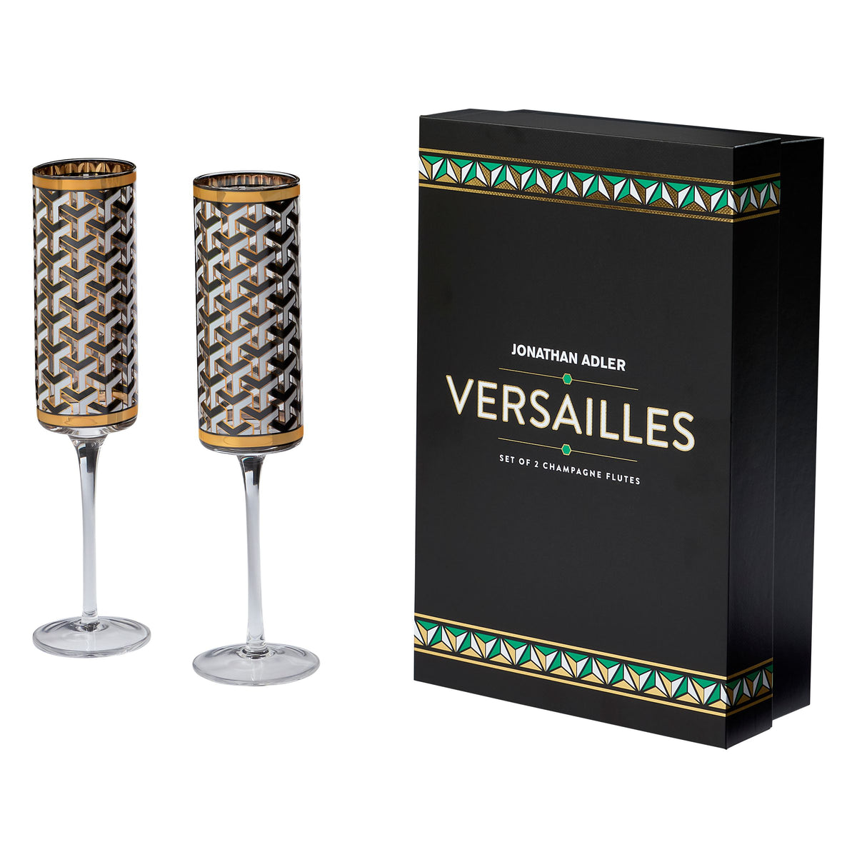 Jonathan Adler Versailles Champagne Flute Set