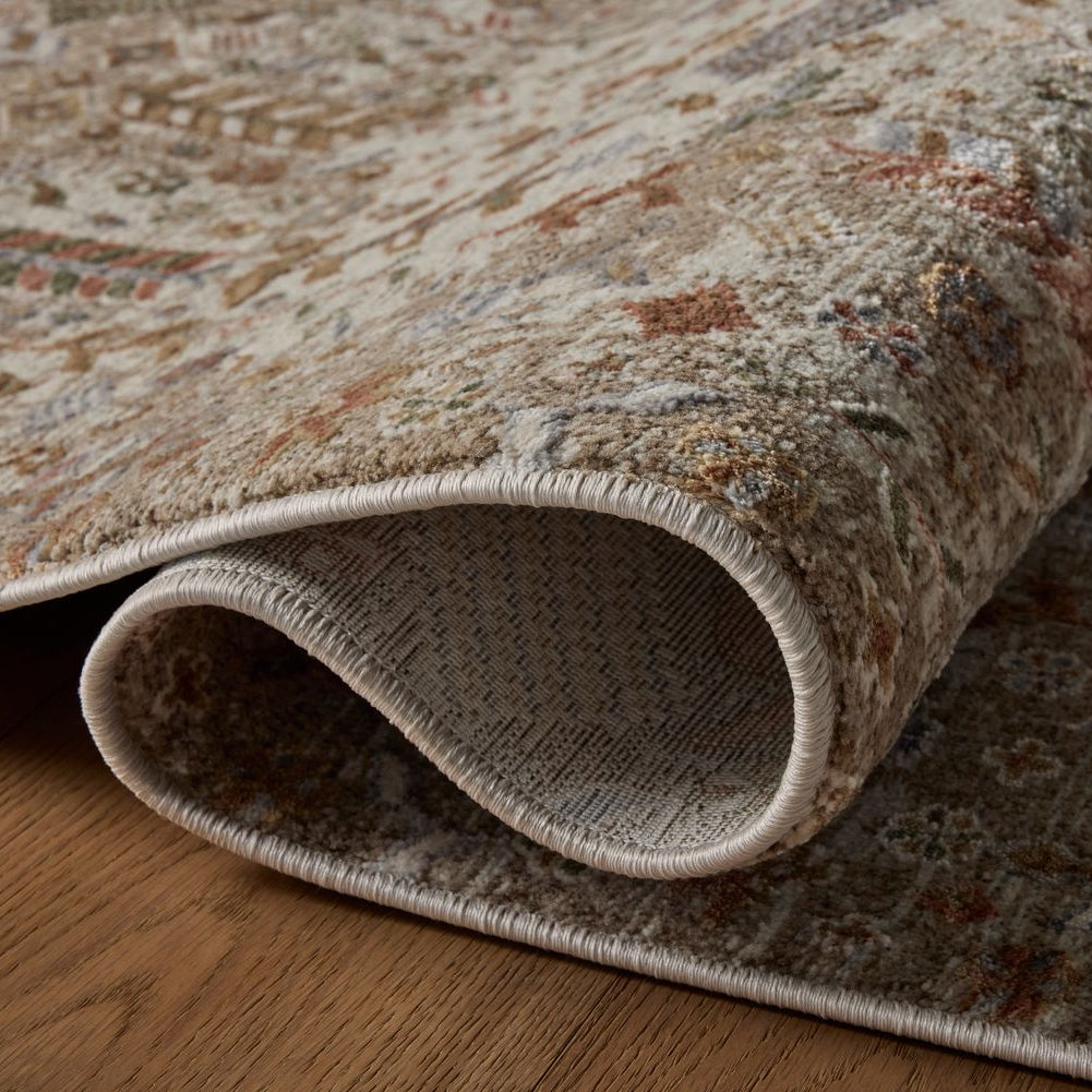 Loloi Aylin Mushroom / Multi Power Loomed Rug