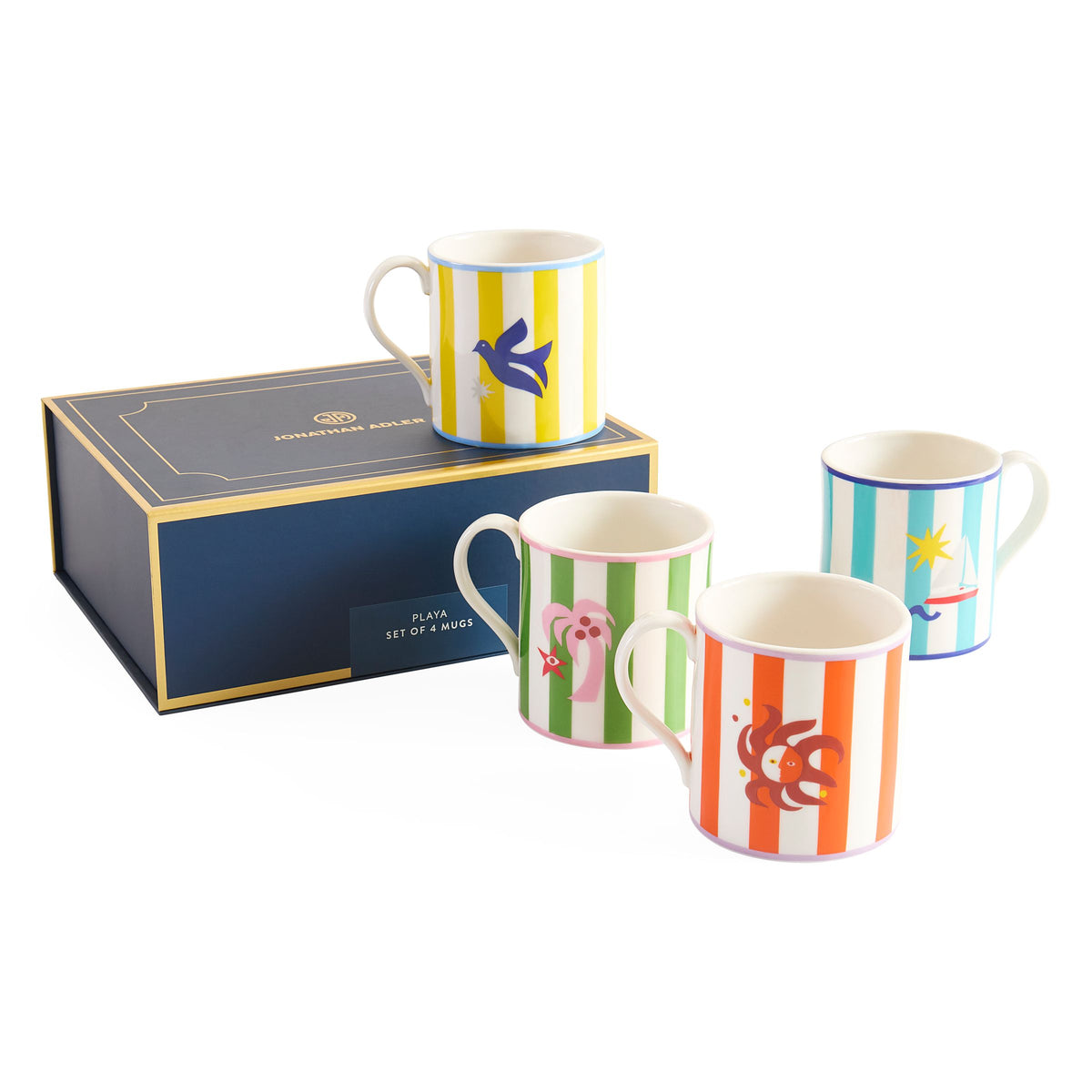 Jonathan Adler Playa Mug Set