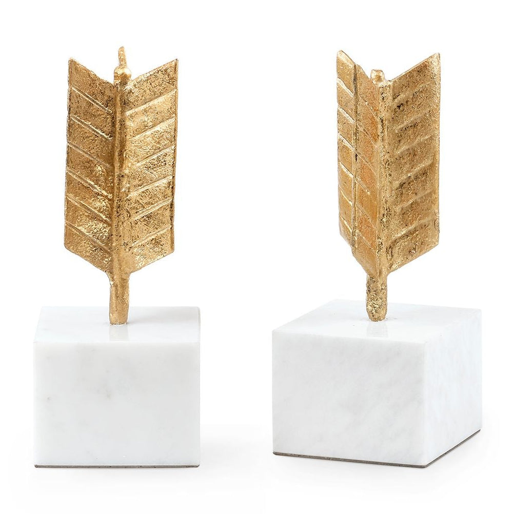 Villa and House Arrow Bookend Set