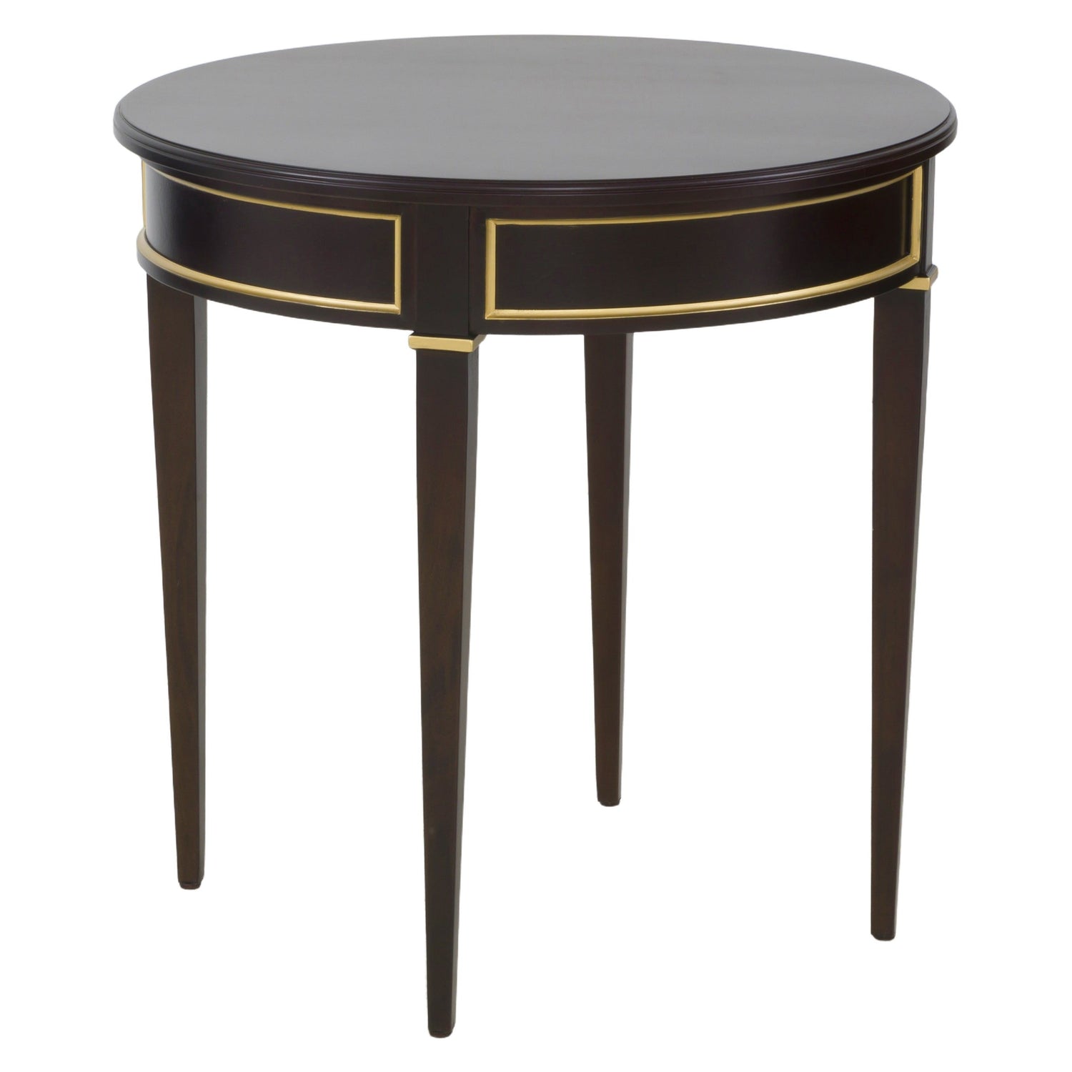 Fairfield Chair Matteo Linea Cafe Mocha Round End Table Set of 2 in Cafe Mocha