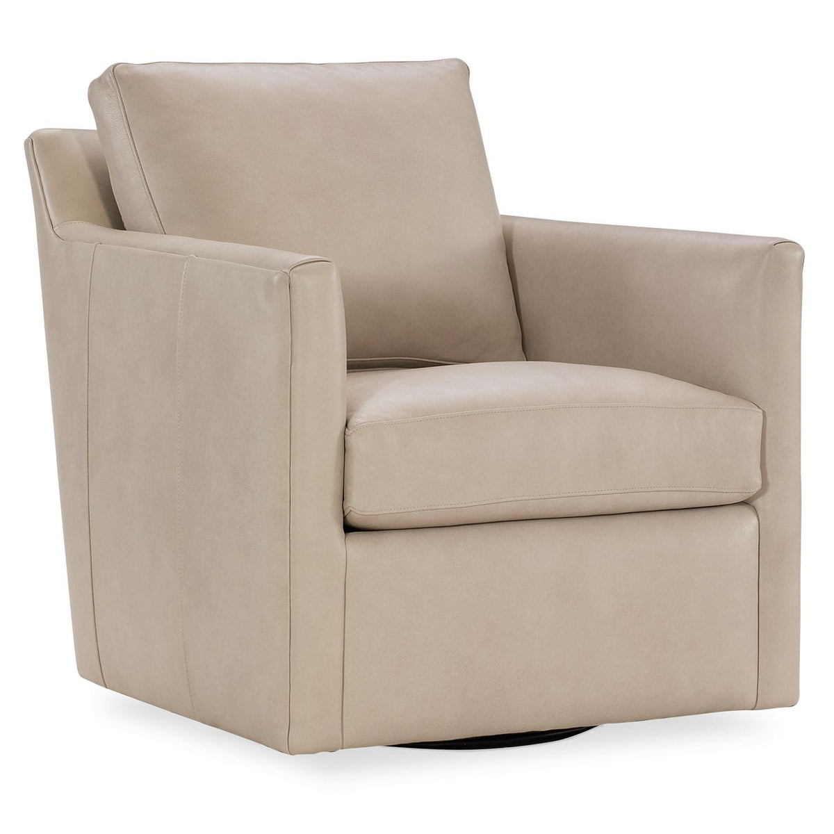 Margaritaville Anguilla Anilina Sanctuary Leather Swivel Chair, primary product view