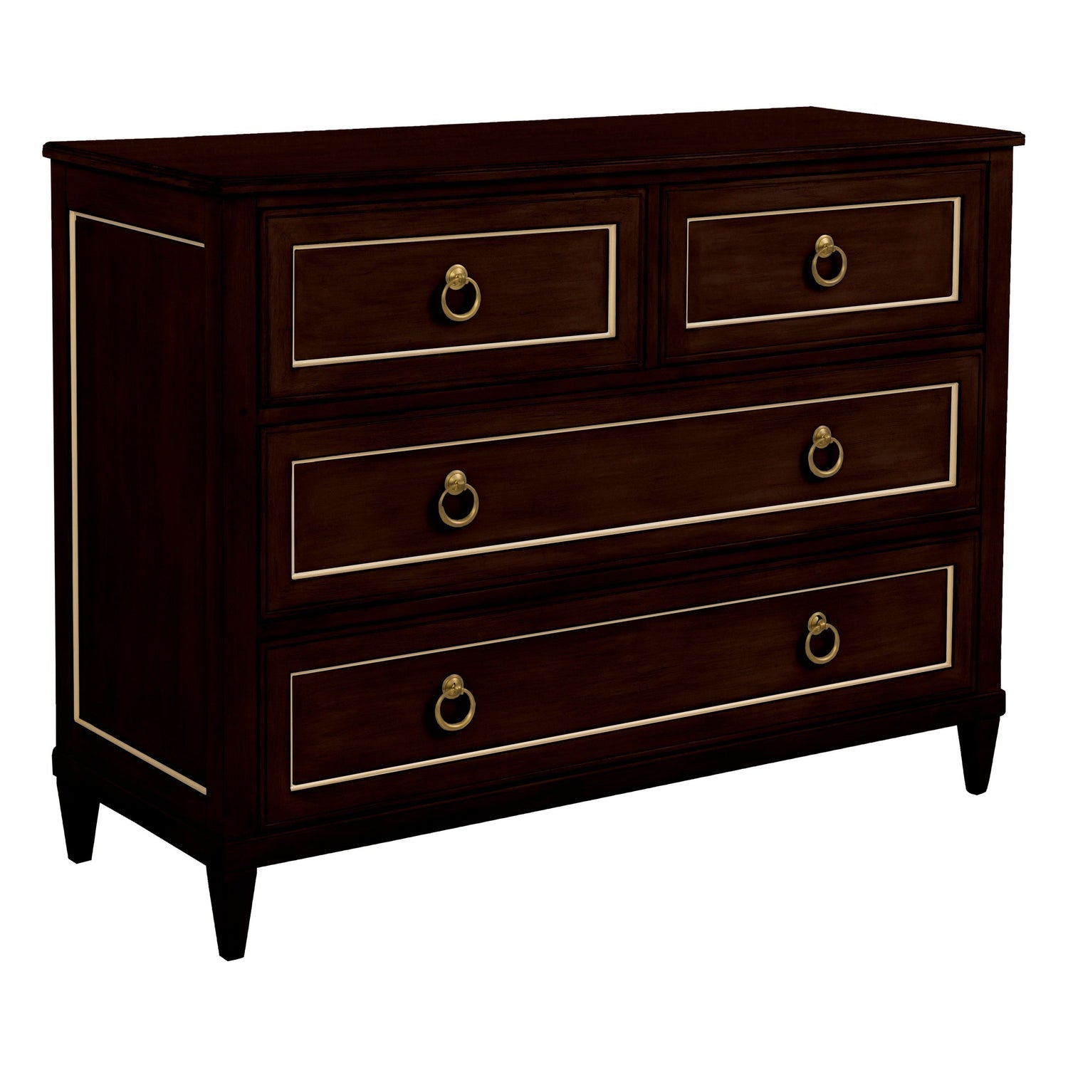 Fairfield Chair Matteo Palazzo Cafe Mocha Four Drawer Chest finished in Cafe Mocha
