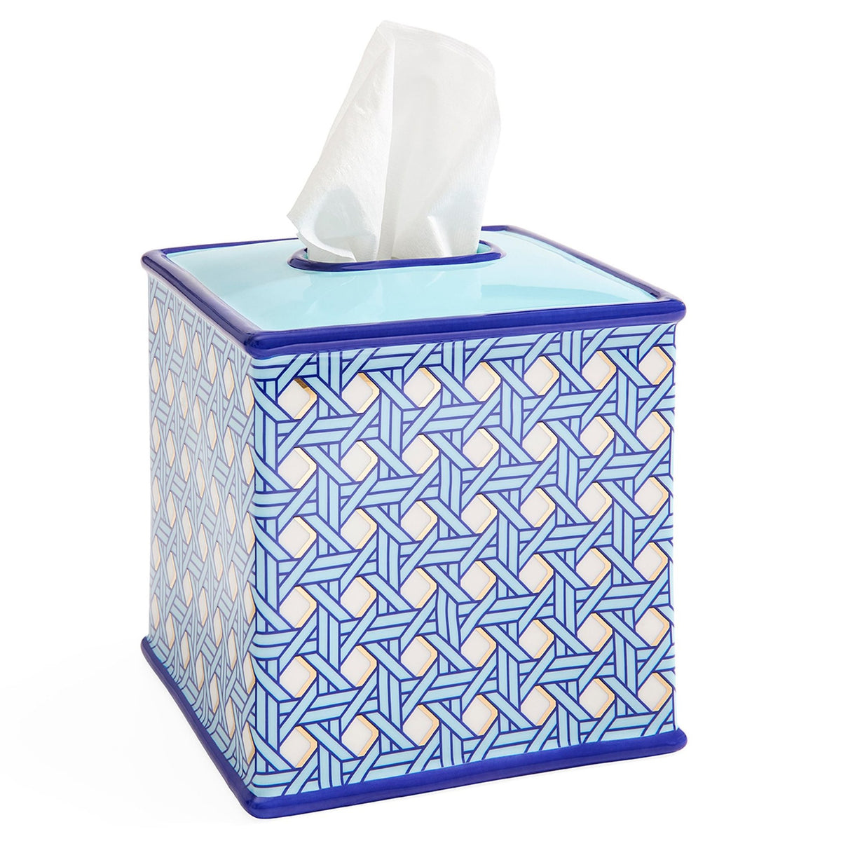 Jonathan Adler Basketweave Tissue Box