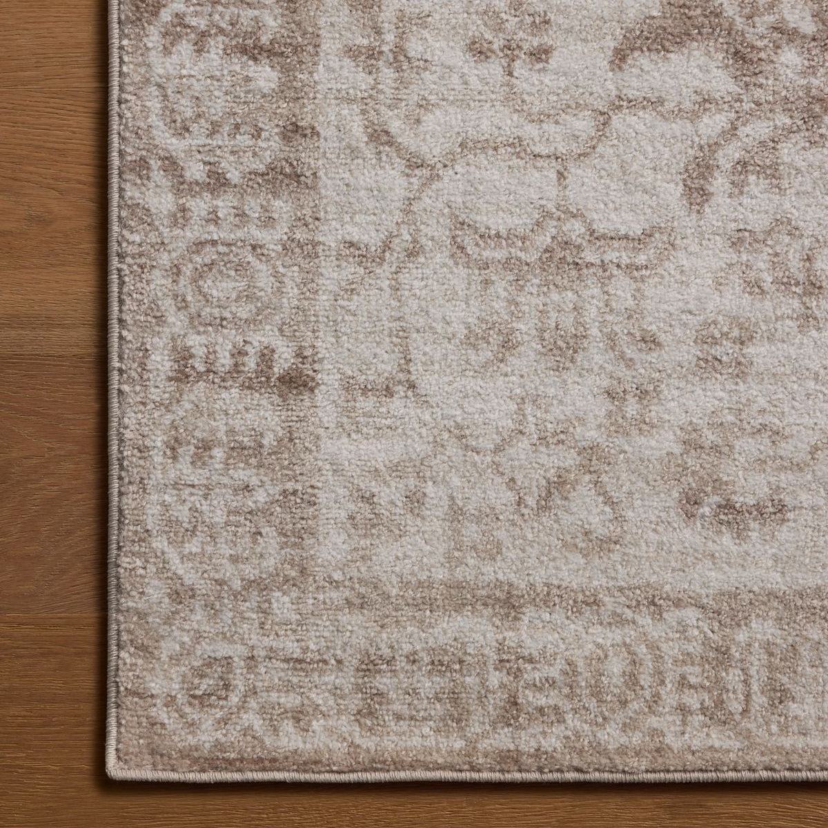 Loloi Lune Taupe / Ivory Power Loomed Rug
