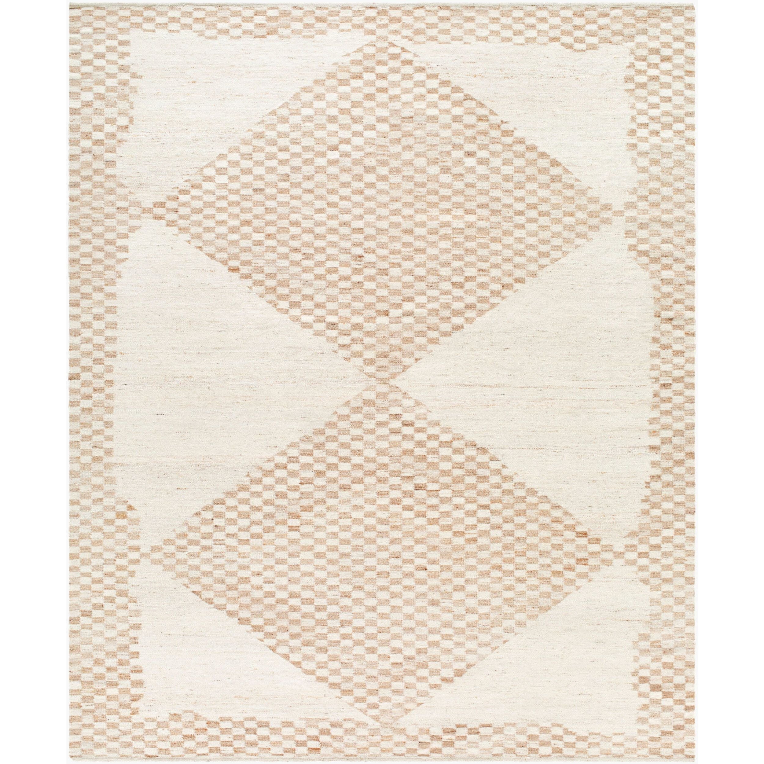 Surya Stockholm SHM-2304 Hand Woven Rug in sandstone, ivory and beige