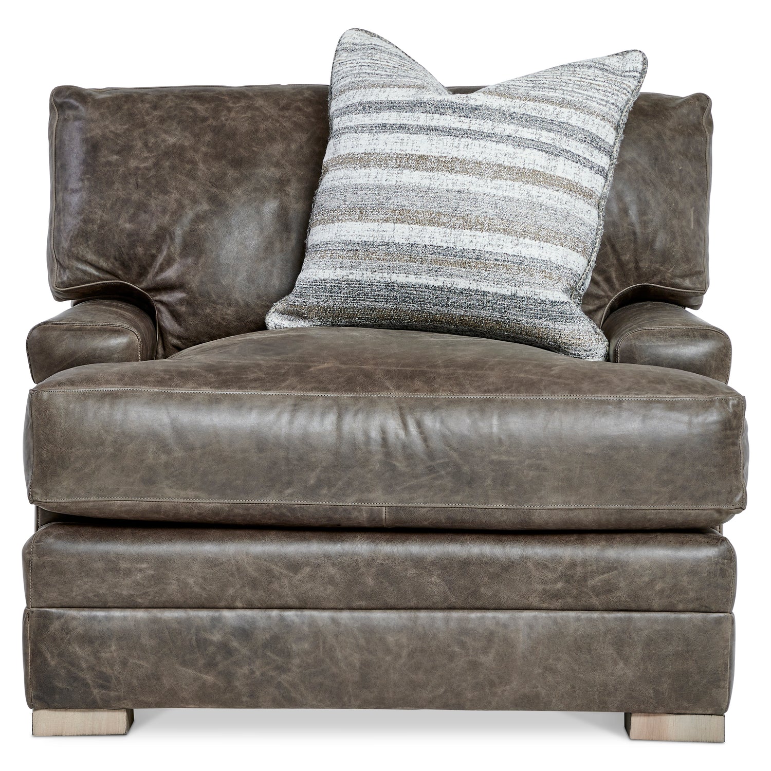 Bernhardt Living Burnham Leather Chair