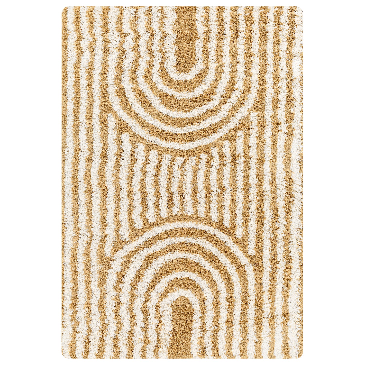 Livabliss Urban Shag Arch Machine Woven Rug