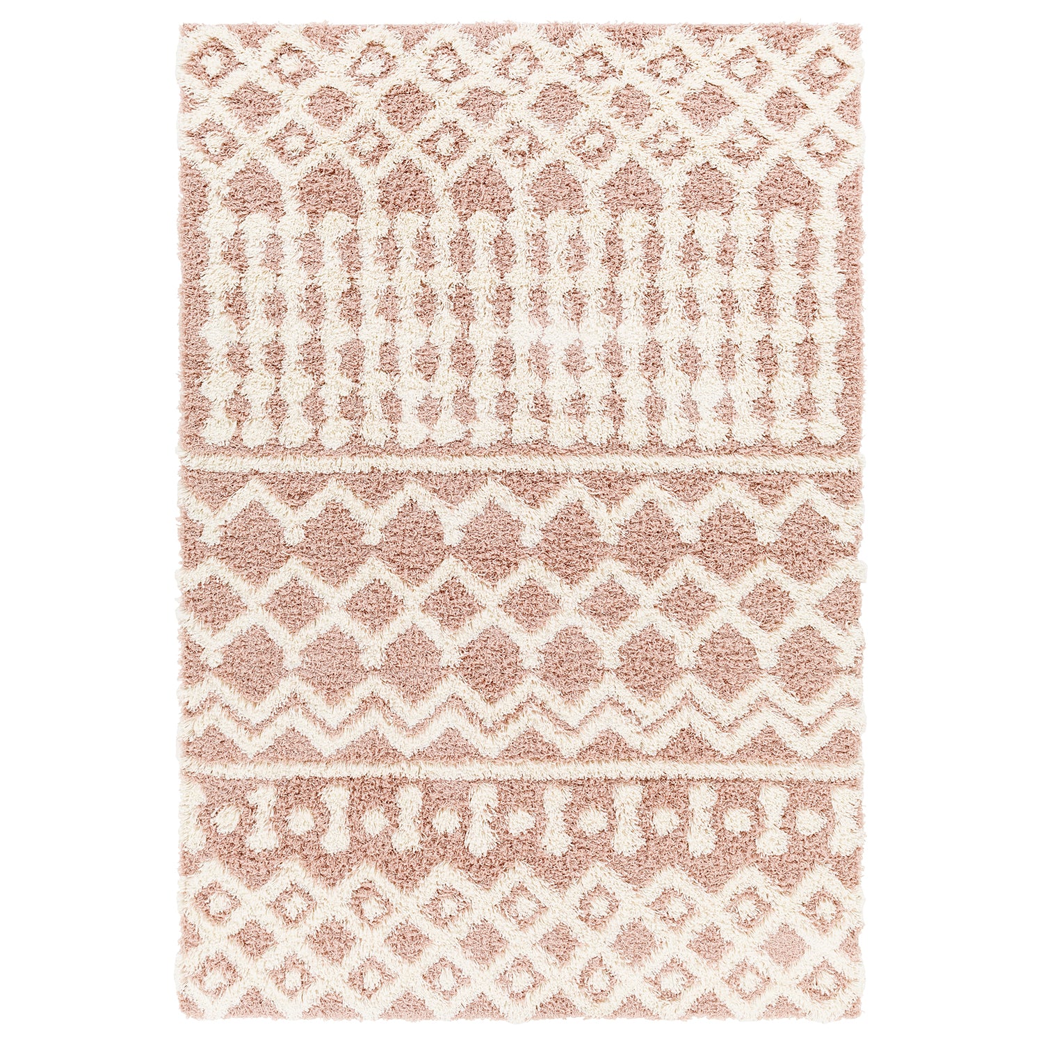 Livabliss Urban Shag Patterns Machine Woven Rug
