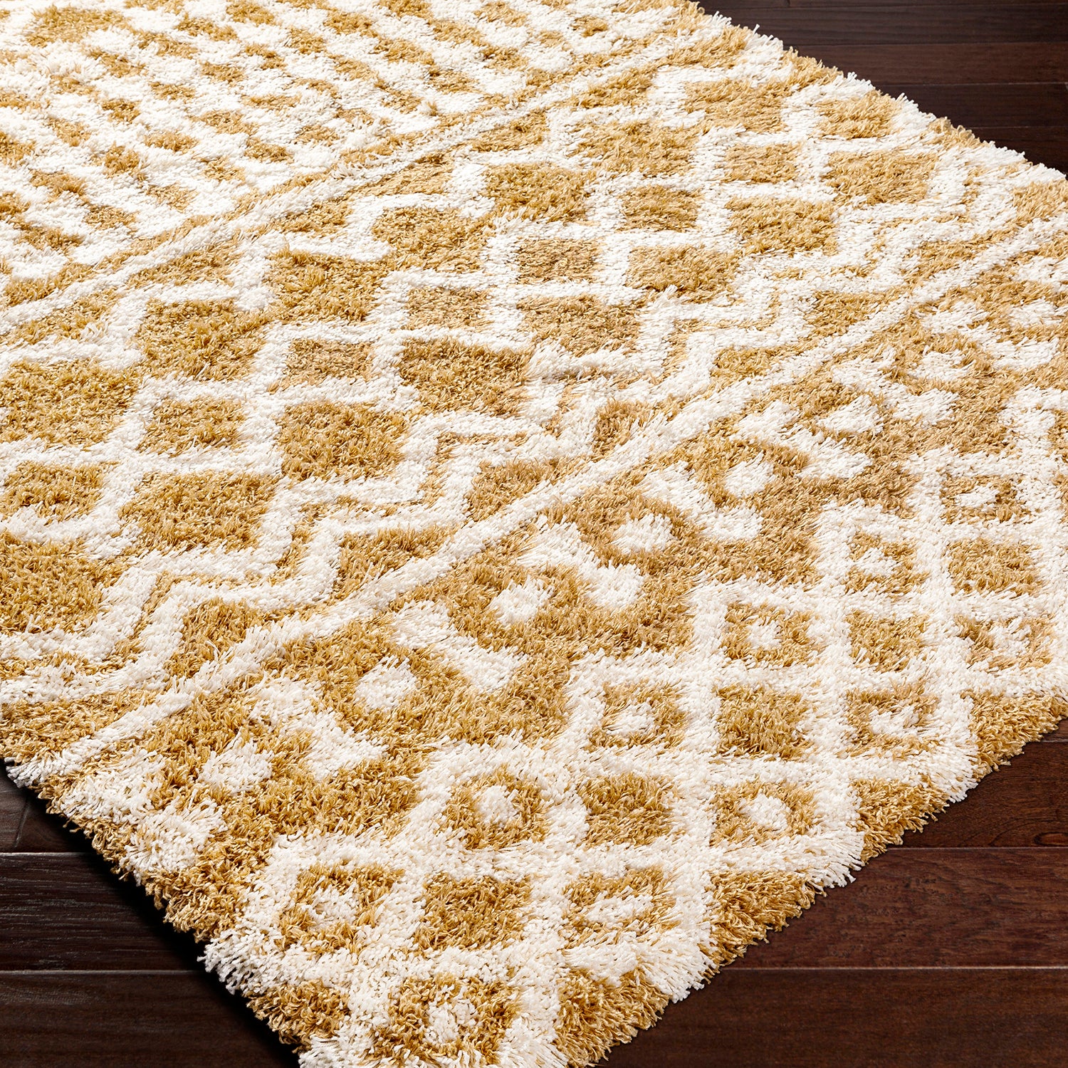 Livabliss Urban Shag Patterns Machine Woven Rug