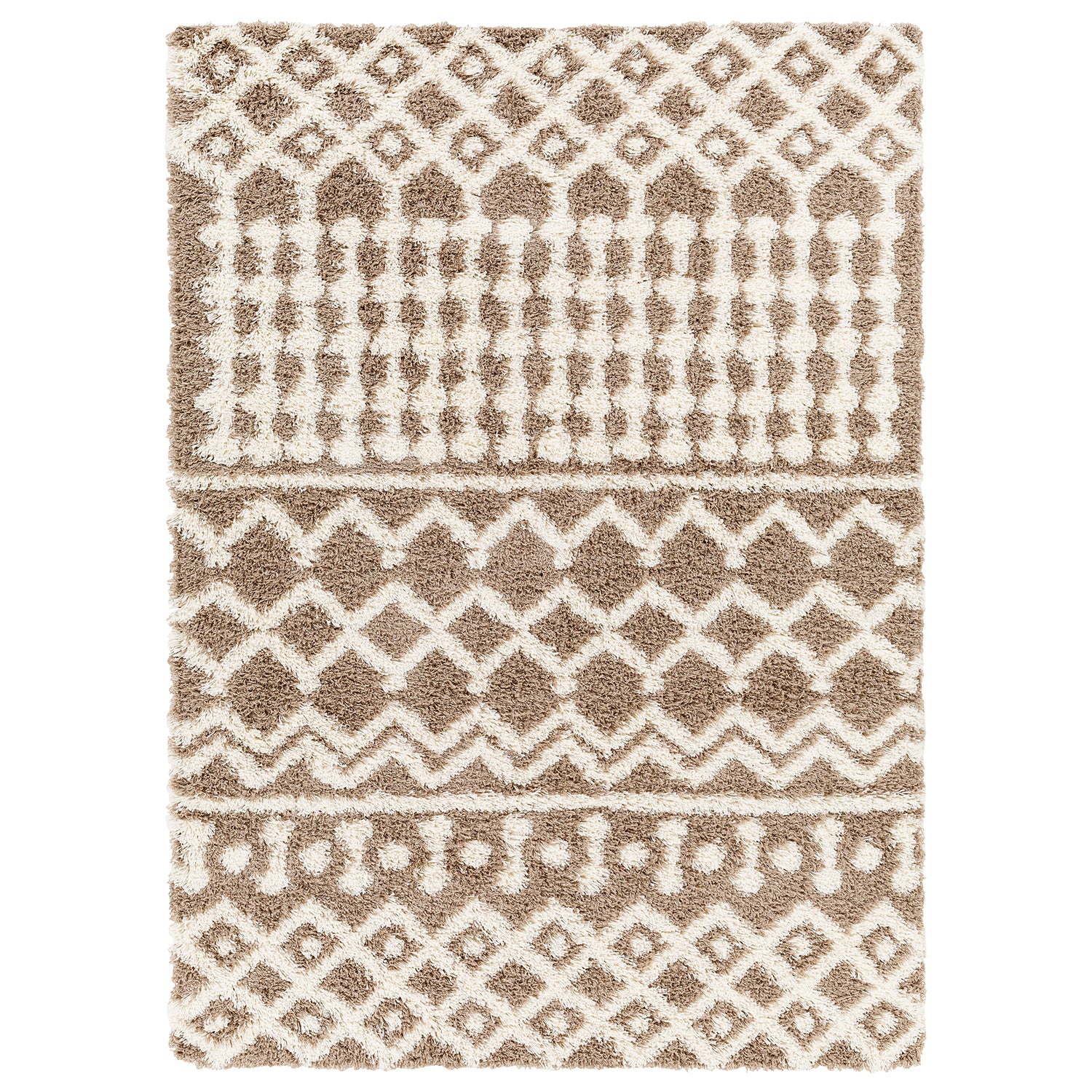 Livabliss Urban Shag Patterns Machine Woven Rug