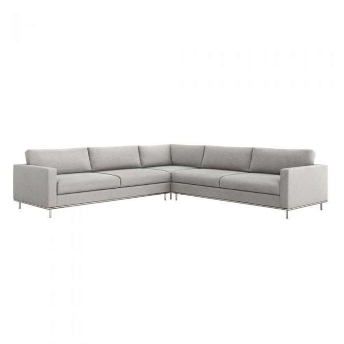 Interlude Home Valencia 3 Piece Sectional Sofa