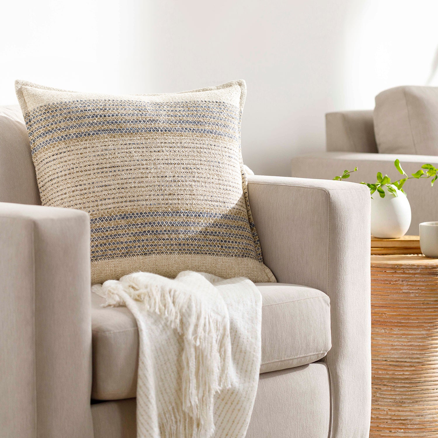 Vendela Coast Throw Pillow