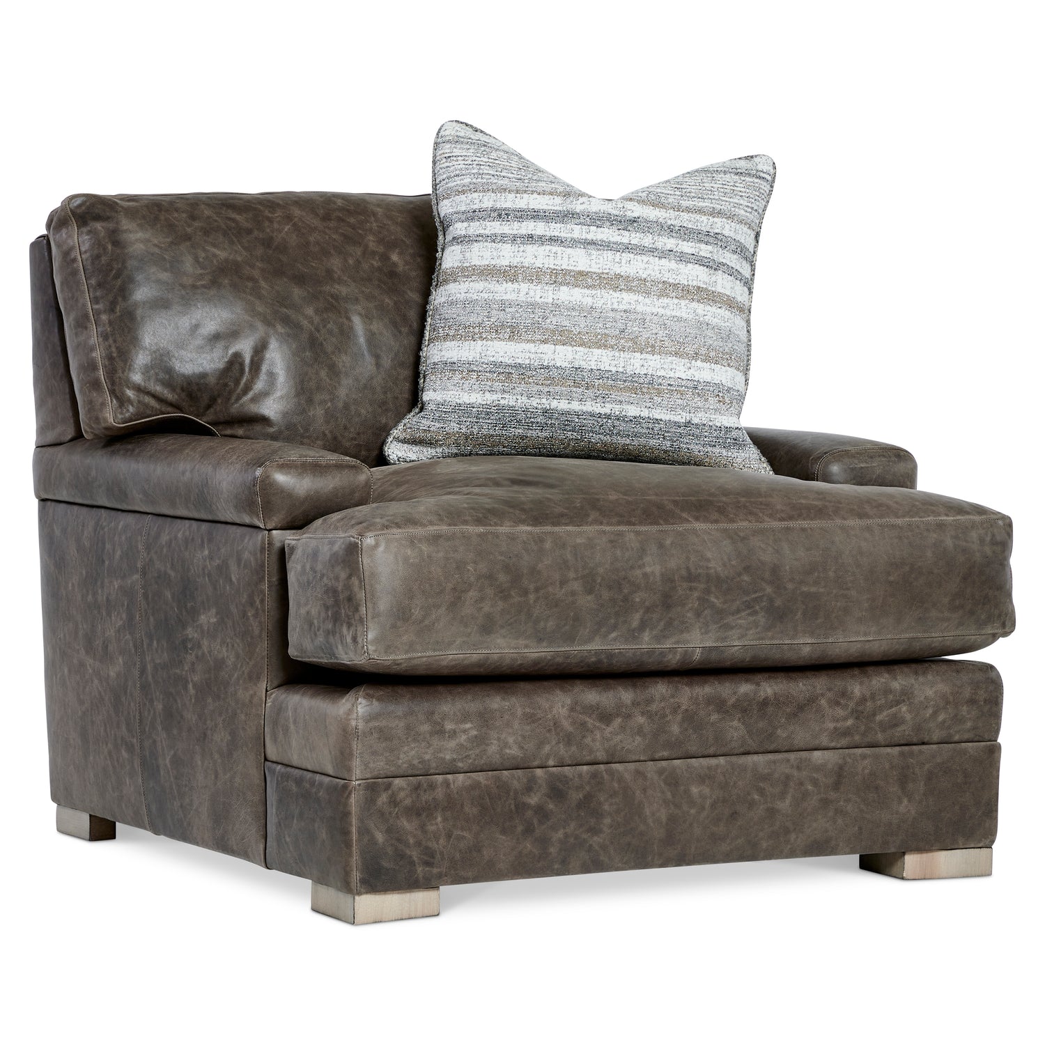 Bernhardt Living Burnham Leather Chair