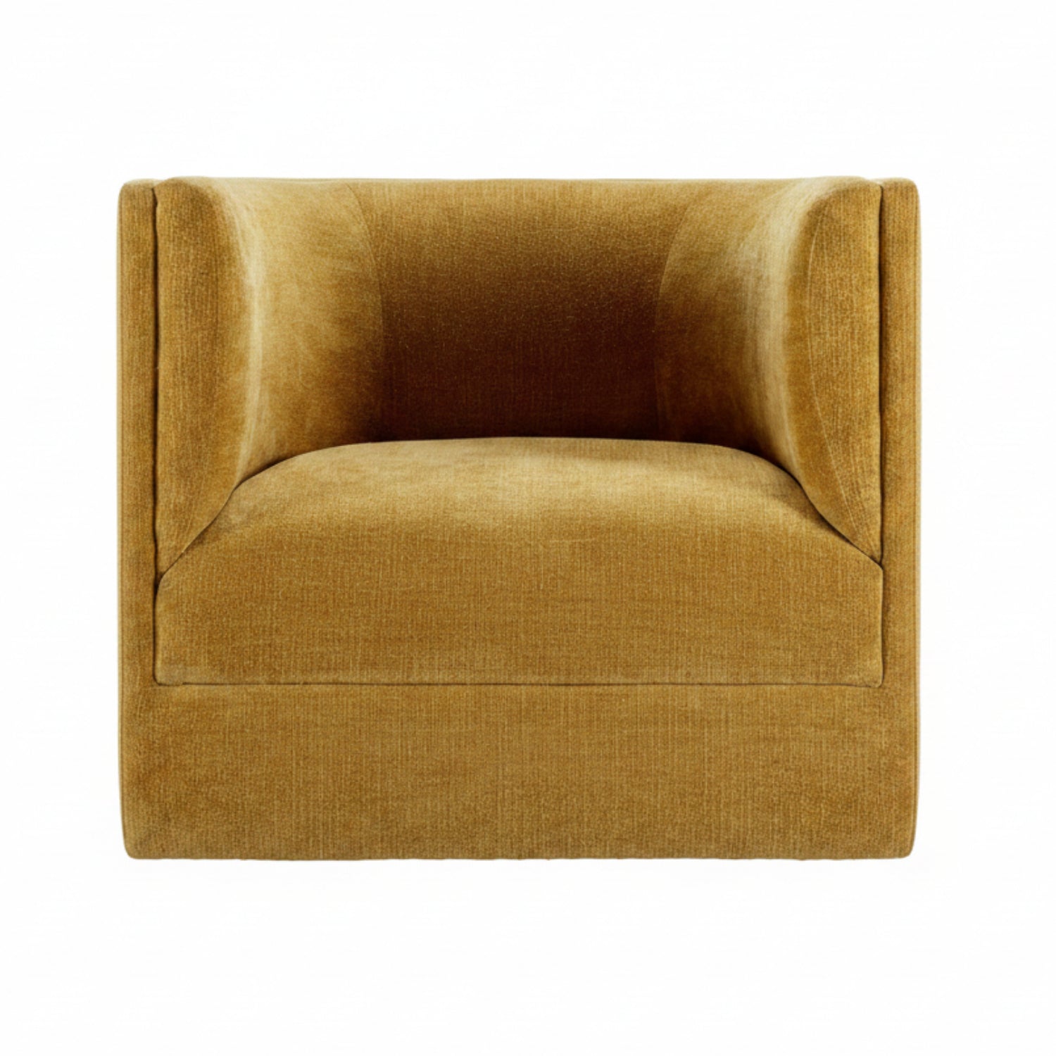 Vivienne Mustard Swivel Chair
