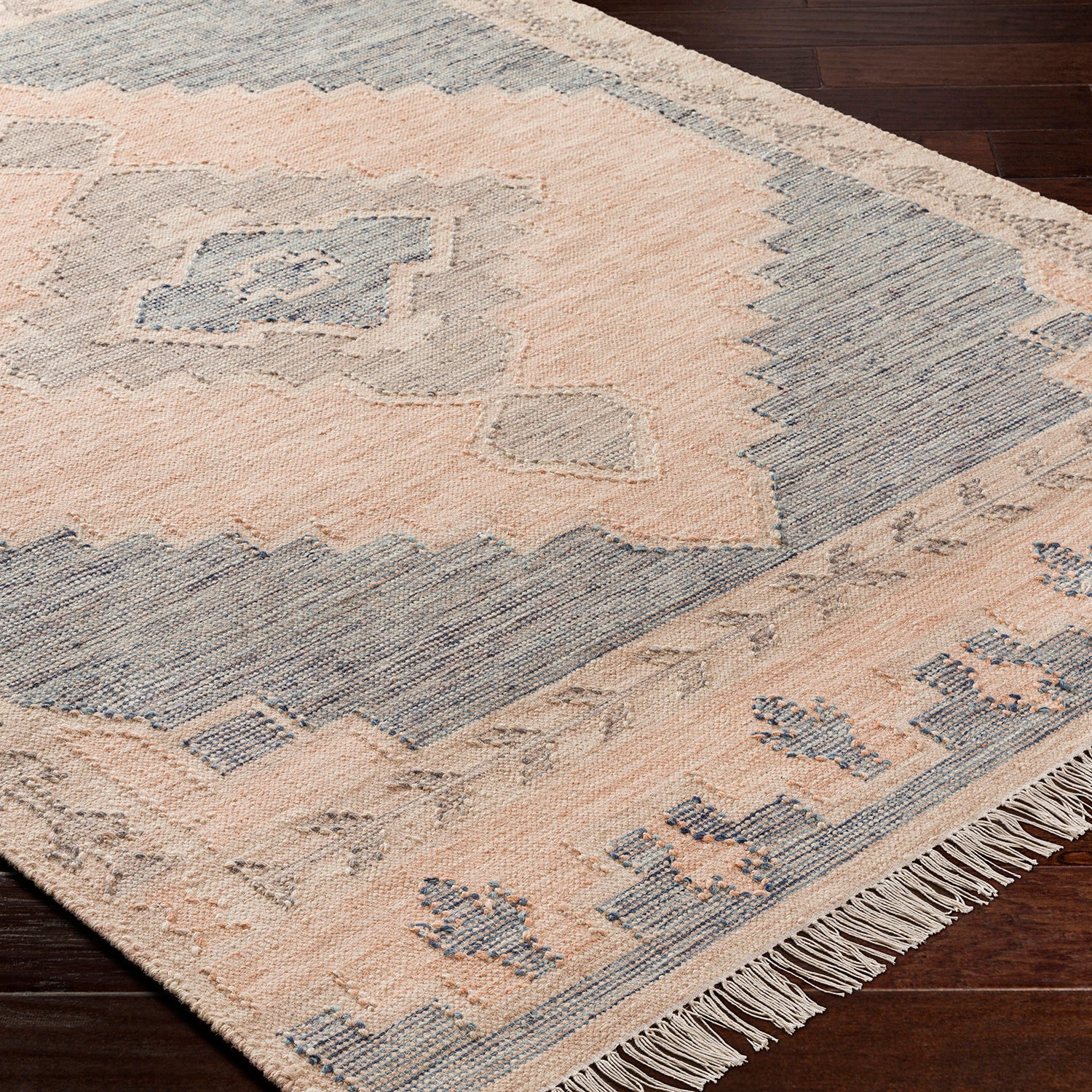Livabliss Valerie Taupe Hand Woven Rug