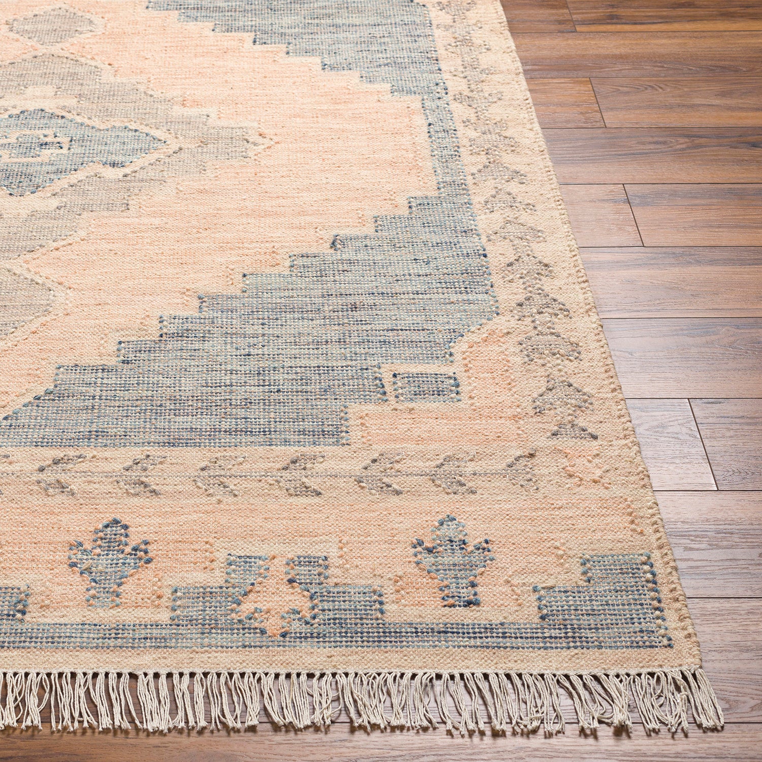 Livabliss Valerie Taupe Hand Woven Rug