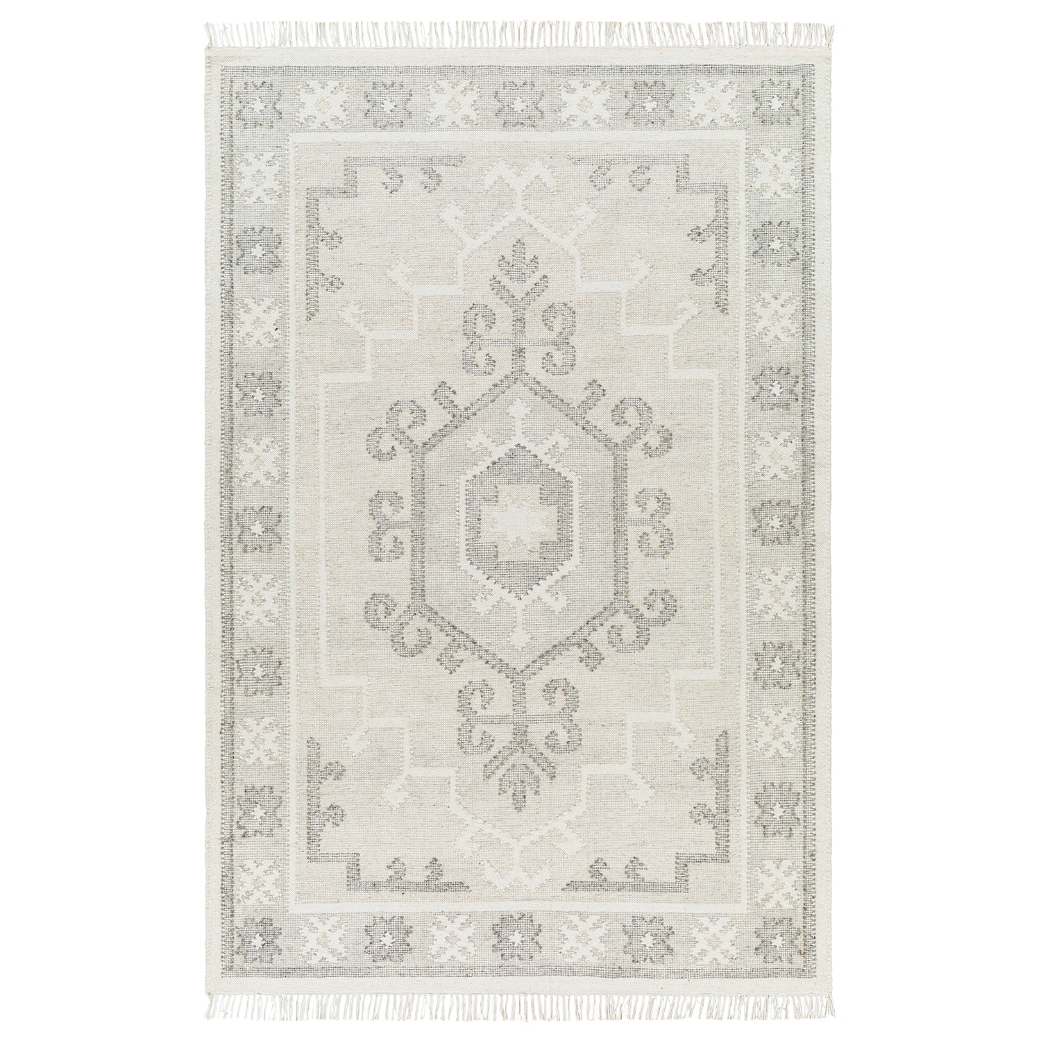 Livabliss Valerie Off-White Hand Woven Rug