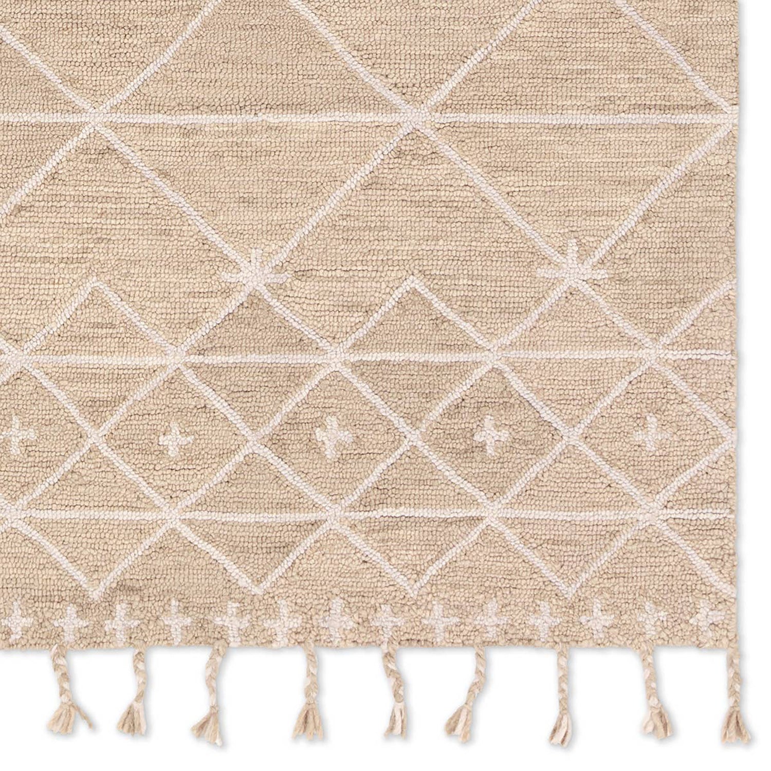Nikki Chu by Jaipur Living Vera Rhea Beige Hand Tufted Rug
