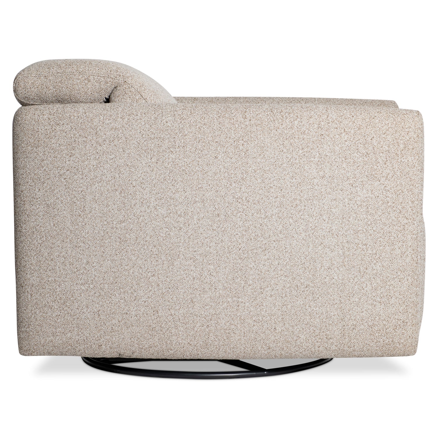 Bernhardt Living Livvy Fabric Power Motion Swivel Chair