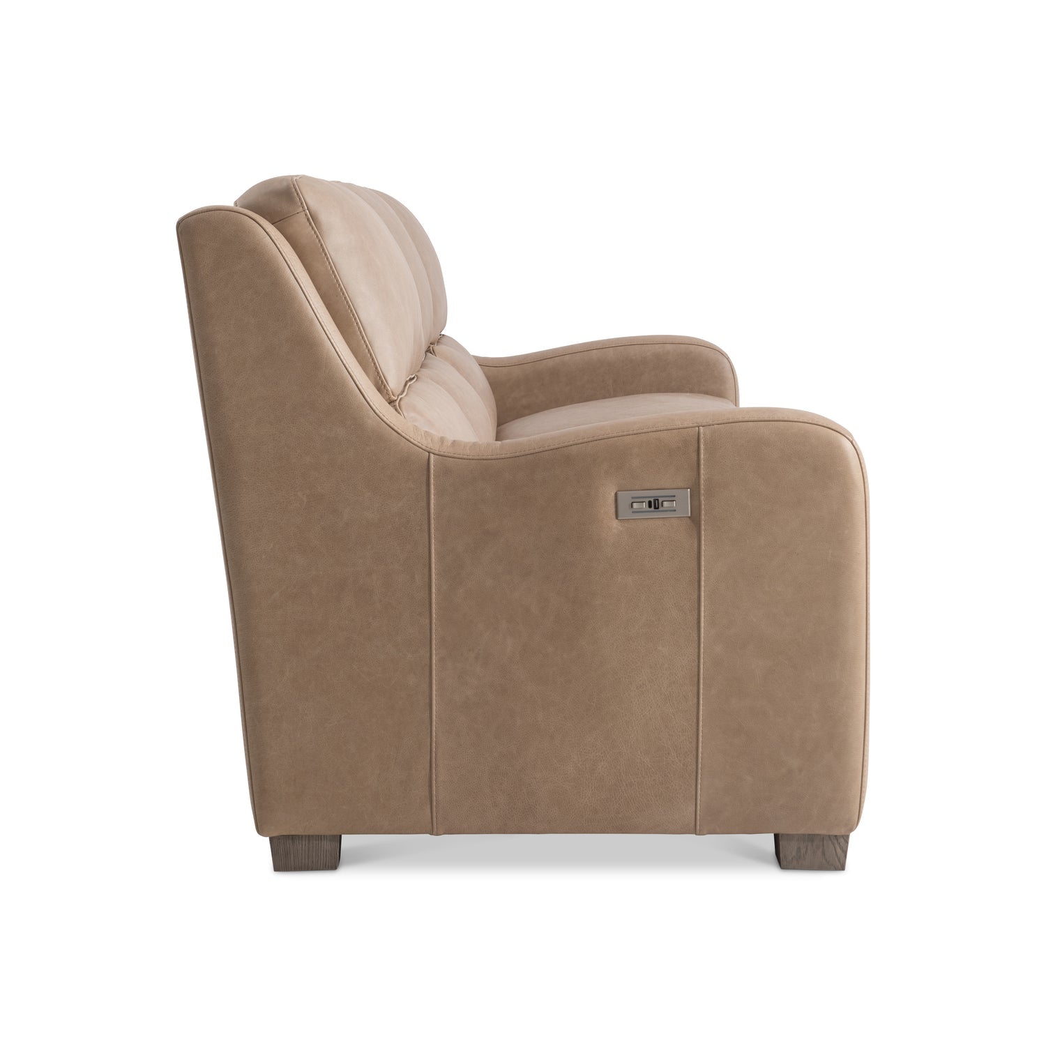 Bernhardt Living Ventura Leather Power Motion Sofa