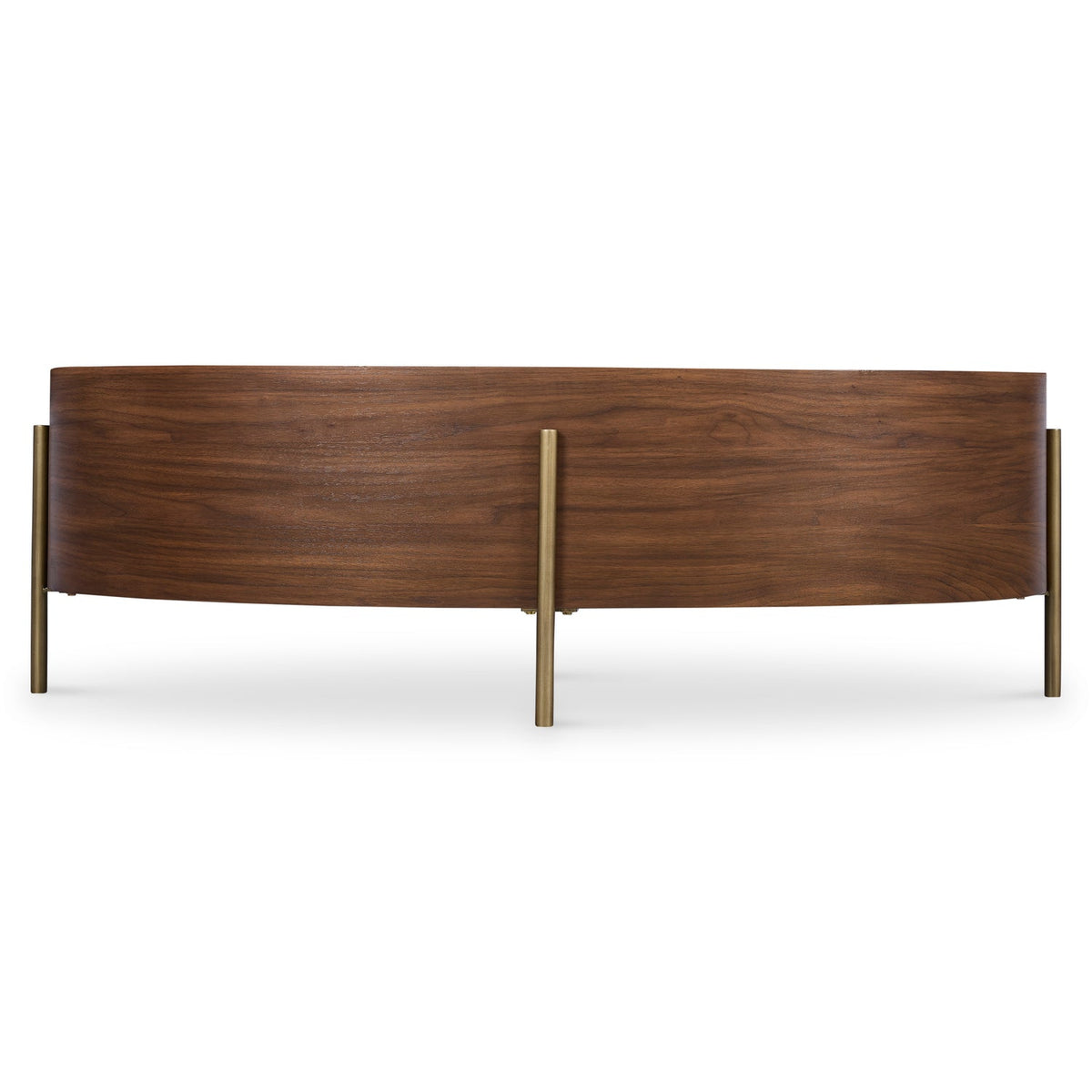Bernhardt Living Morrison Cocktail Table in Brown, side profile