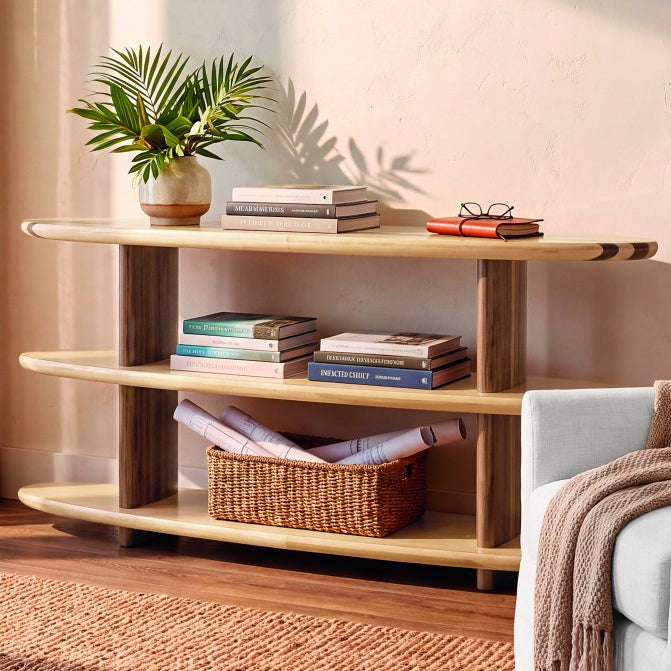 Margaritaville Cruiser Console Table in Surf Wax, primary product view