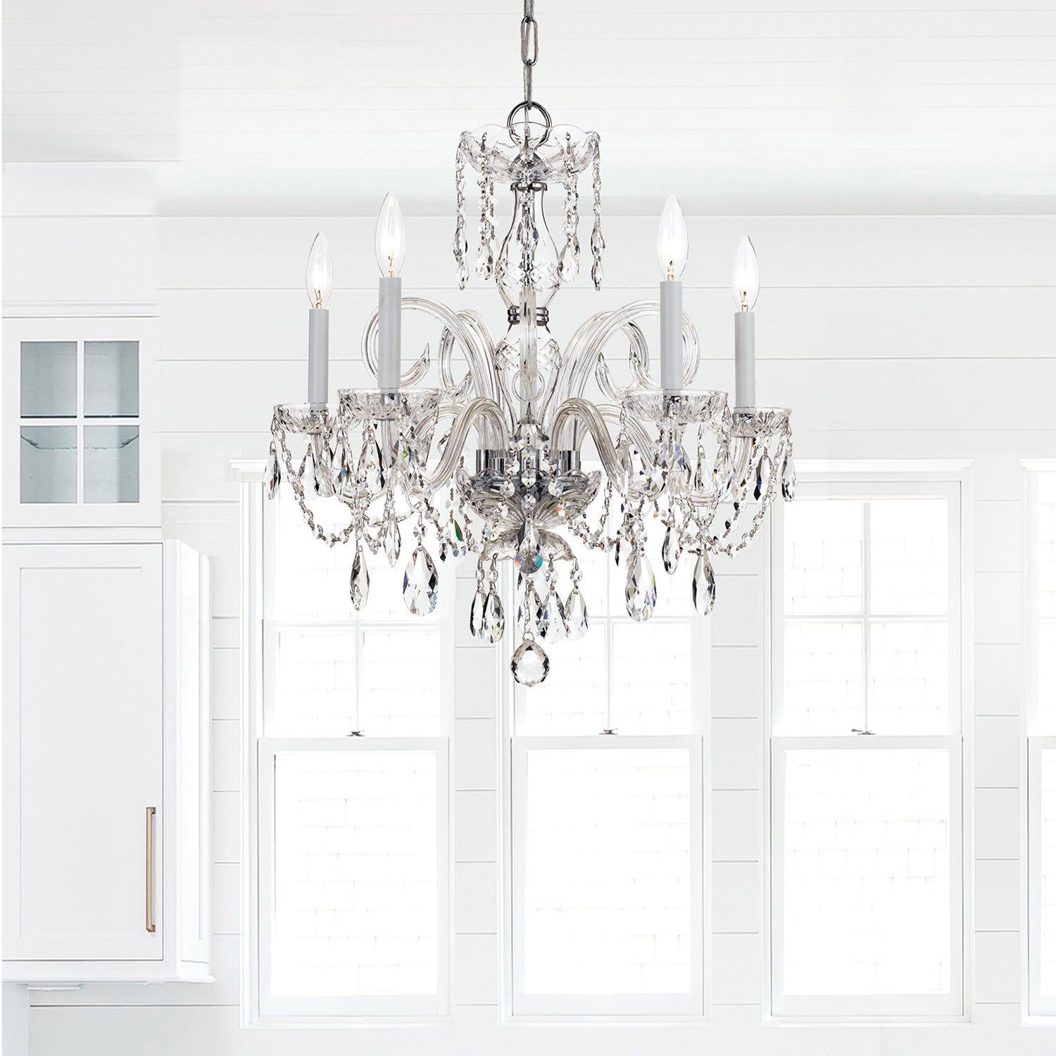 Crystorama Traditional Crystal 1005 5-Light Chandelier