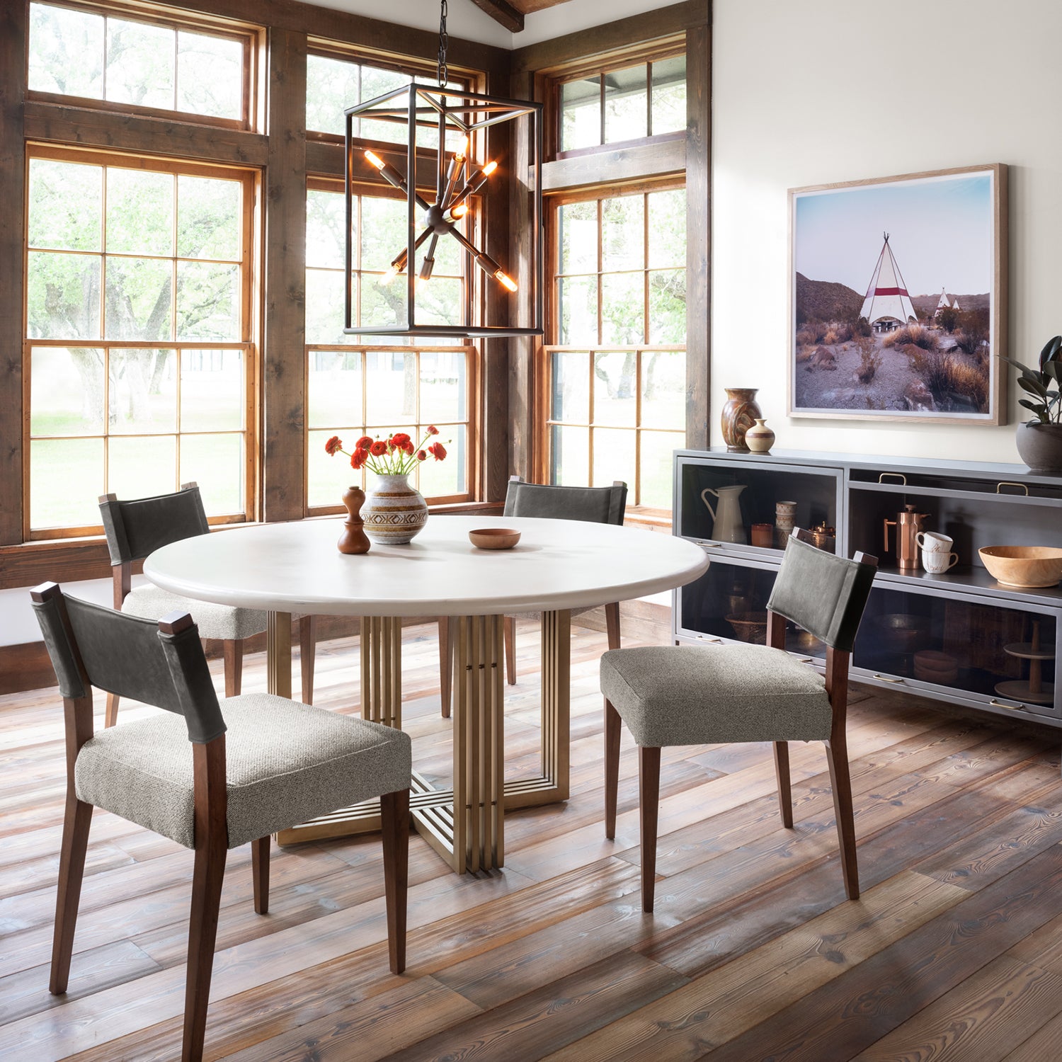 Four Hands Ferris Two Tone Dining Chair Set of 2