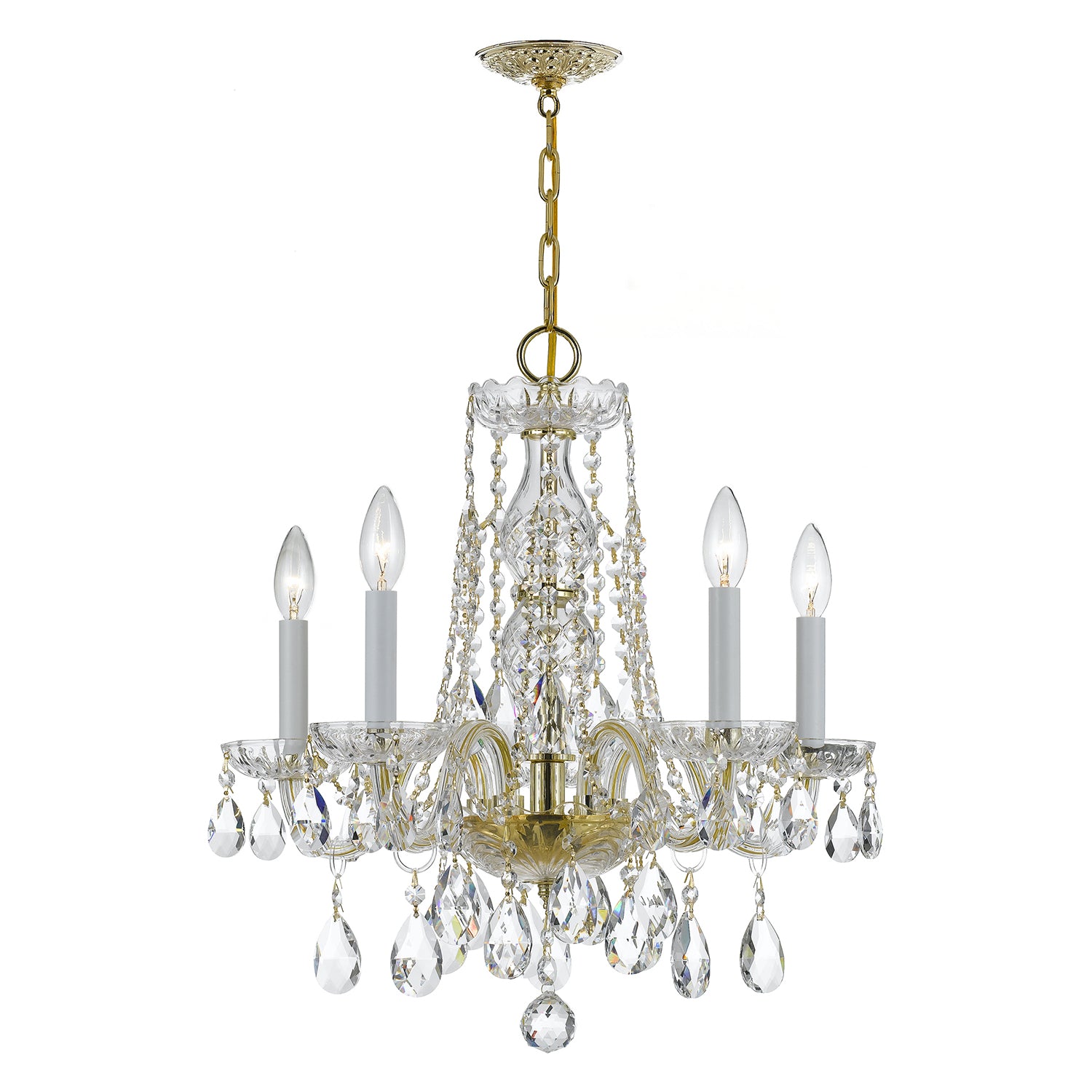 Crystorama Traditional Crystal 1061 5-Light Mini Chandelier