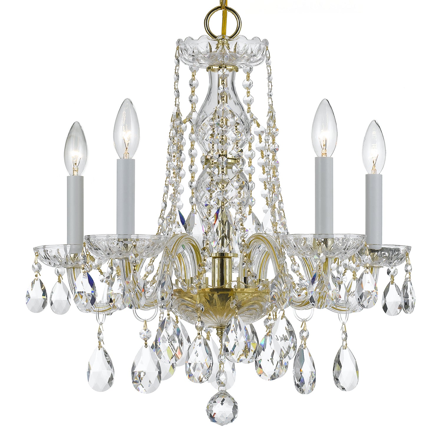 Crystorama Traditional Crystal 1061 5-Light Mini Chandelier