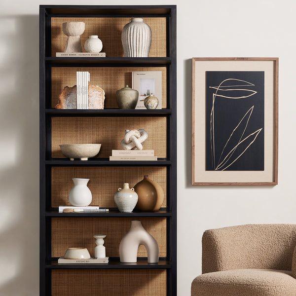 Four Hands Caprice Large Bookshelf Paynes Gray