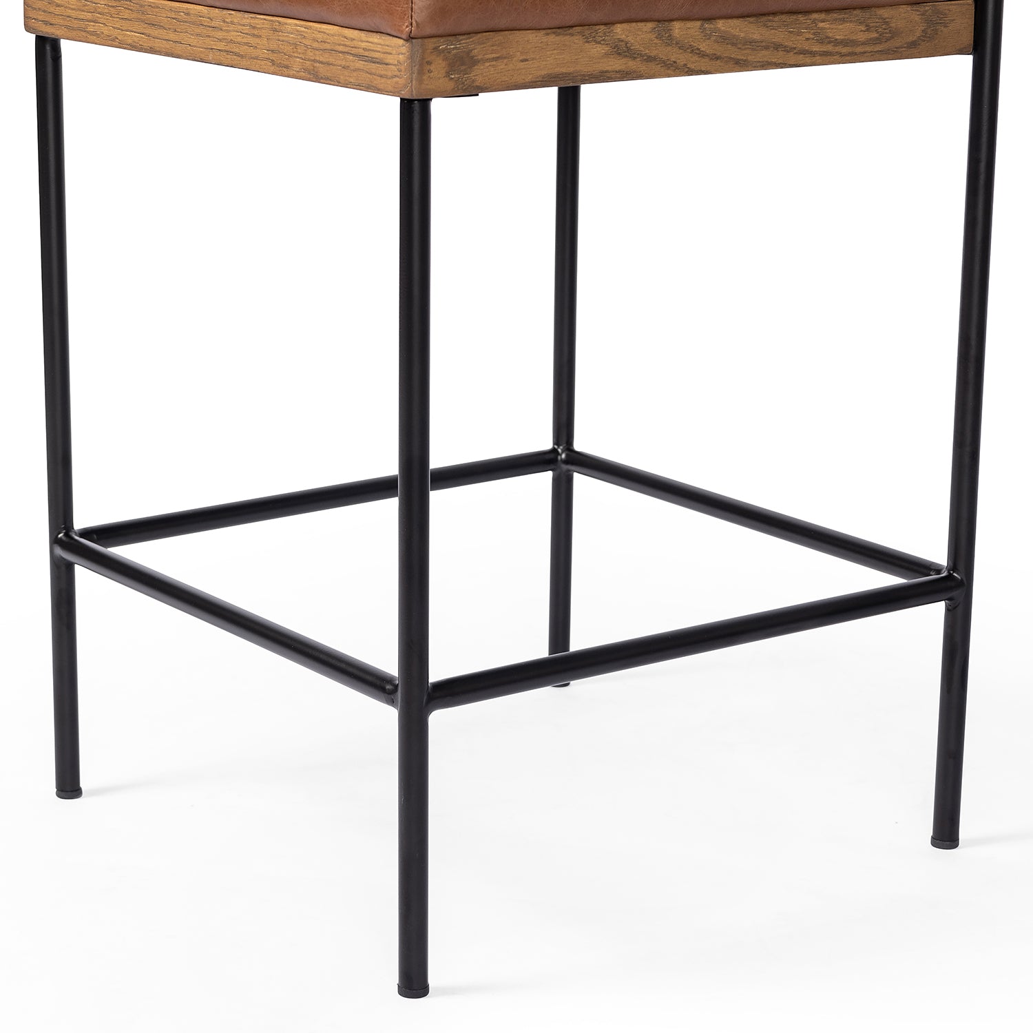 Four Hands Benton Leather Counter Stool Set of 2 - Final Sale