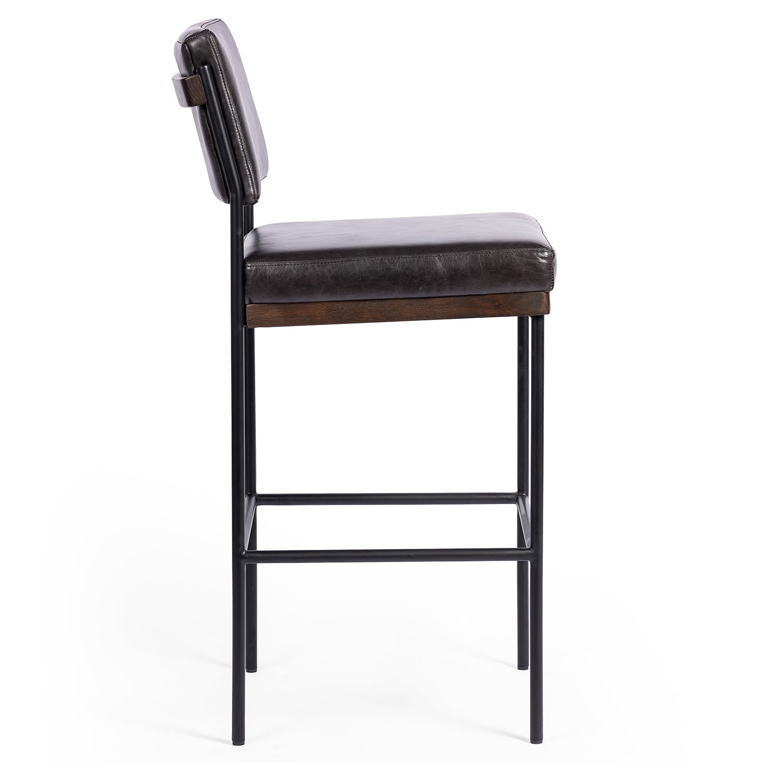 Four Hands Benton Leather Counter Stool Set of 2 - Final Sale