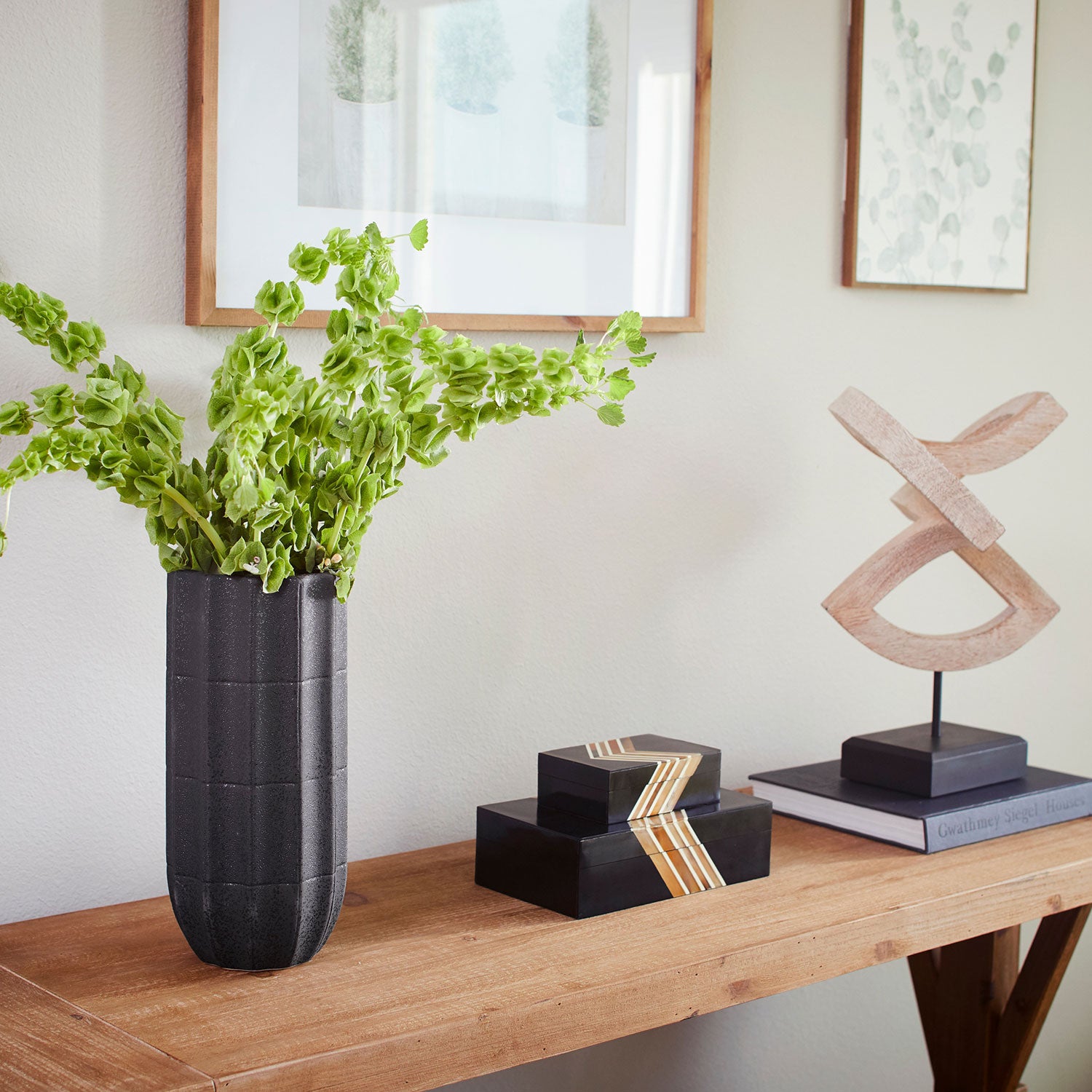 Cyan Design Brutalist Vase