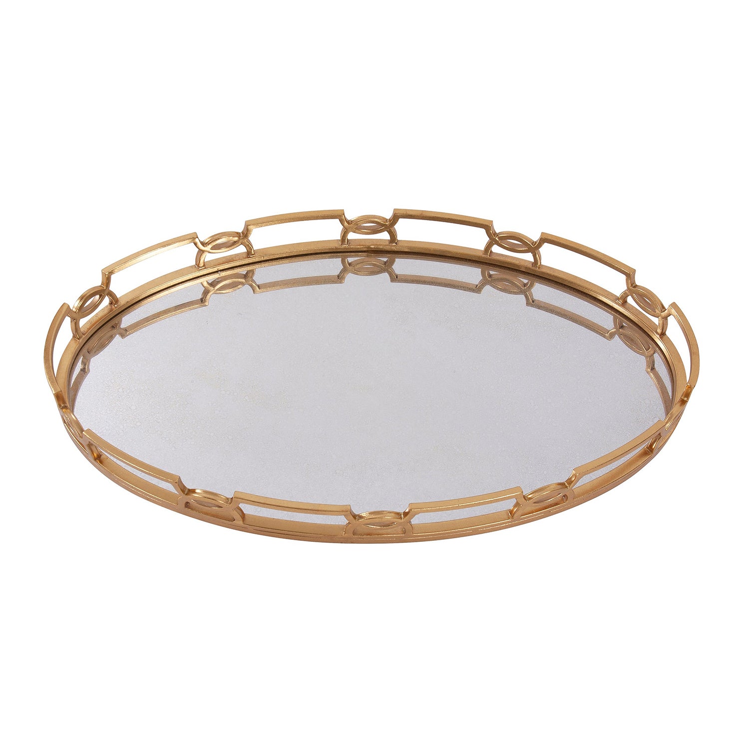 Bright Gold Metal Tray