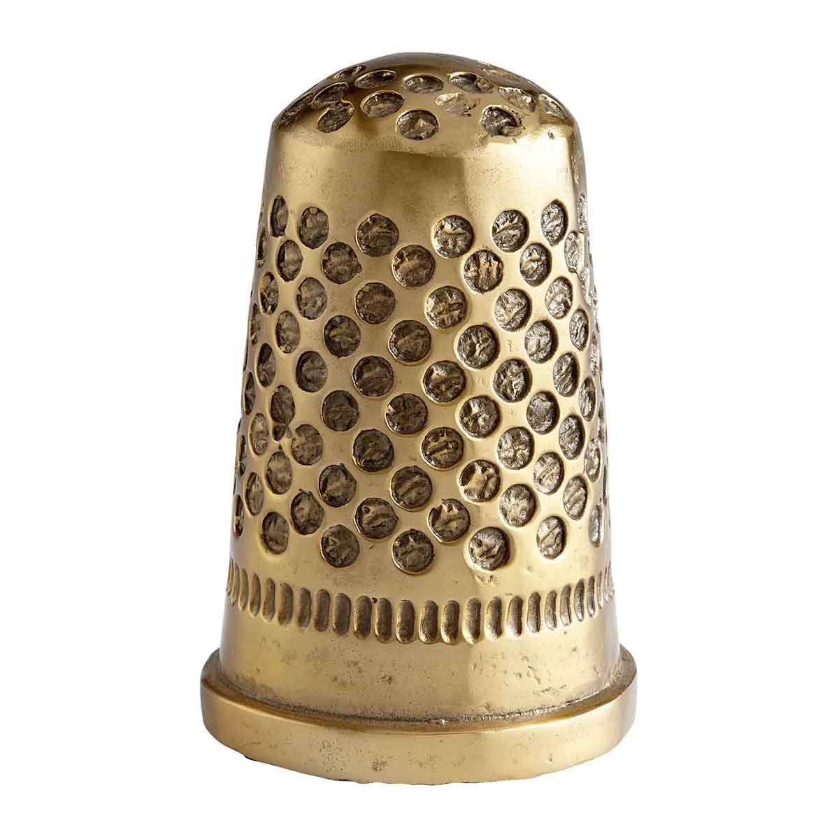 Cyan Design Token Sewing Thimble Tabletop Accent