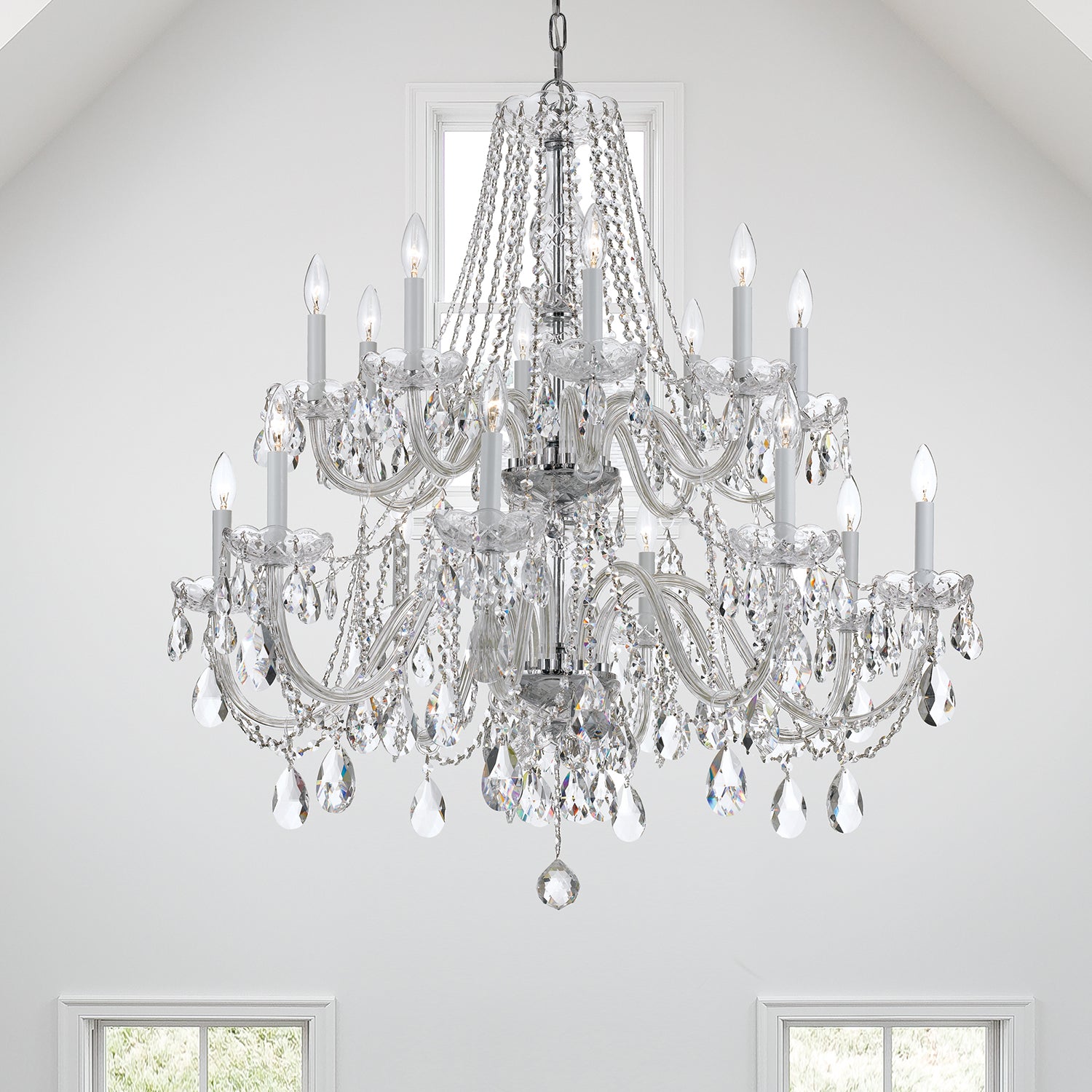 Crystorama Traditional Crystal 1139 16-Light Chandelier