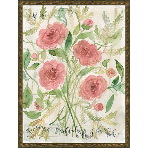 February Flowers Framed Print