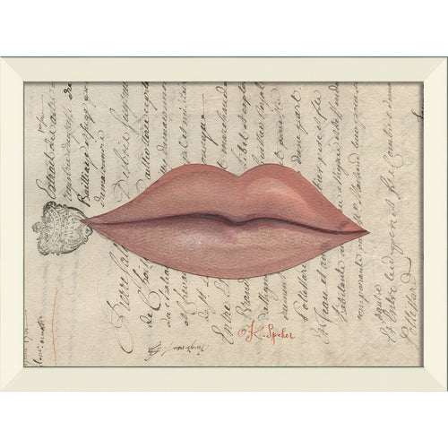 Lips 06 Framed Print
