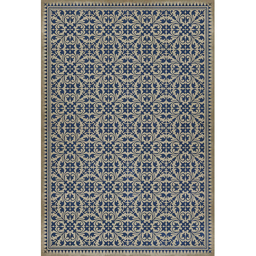 Pattern 21 - Mad Hatter Tea Party Vinyl Floorcloth