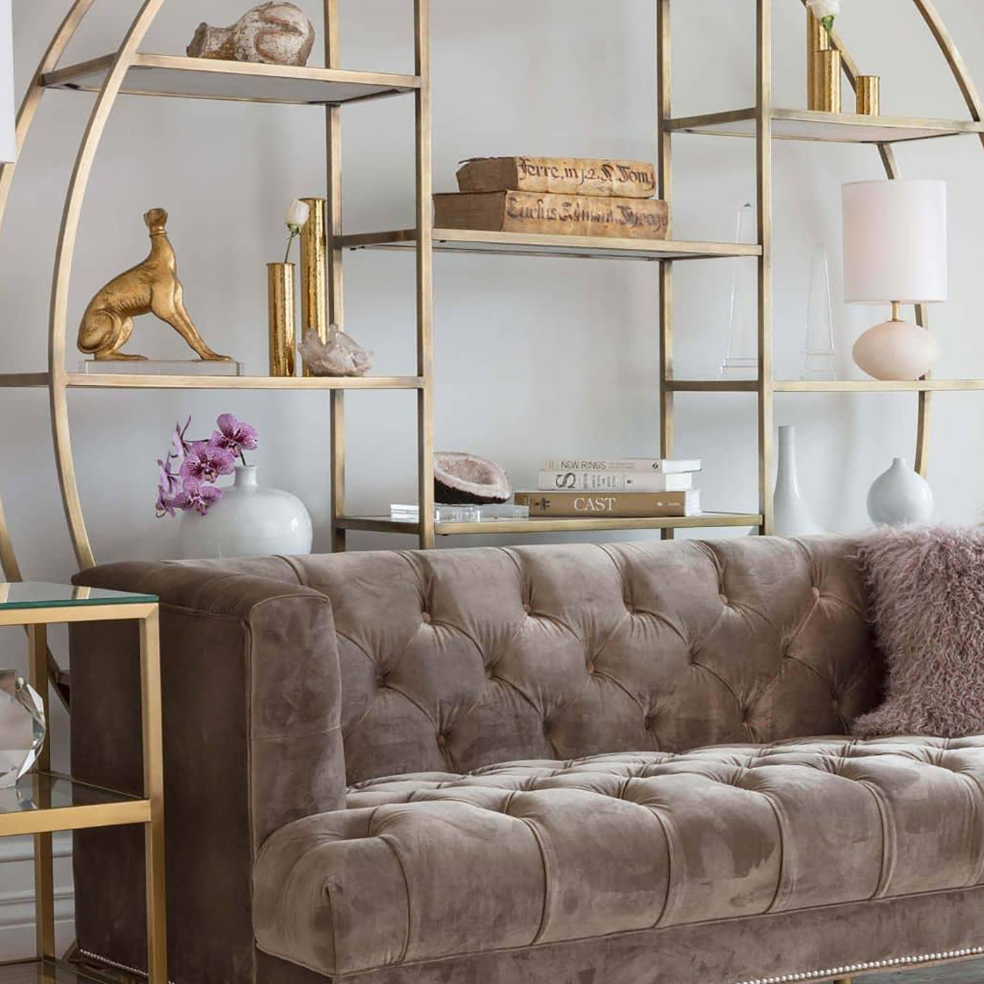 Regina Andrew Alabaster Mini Orb Lamp