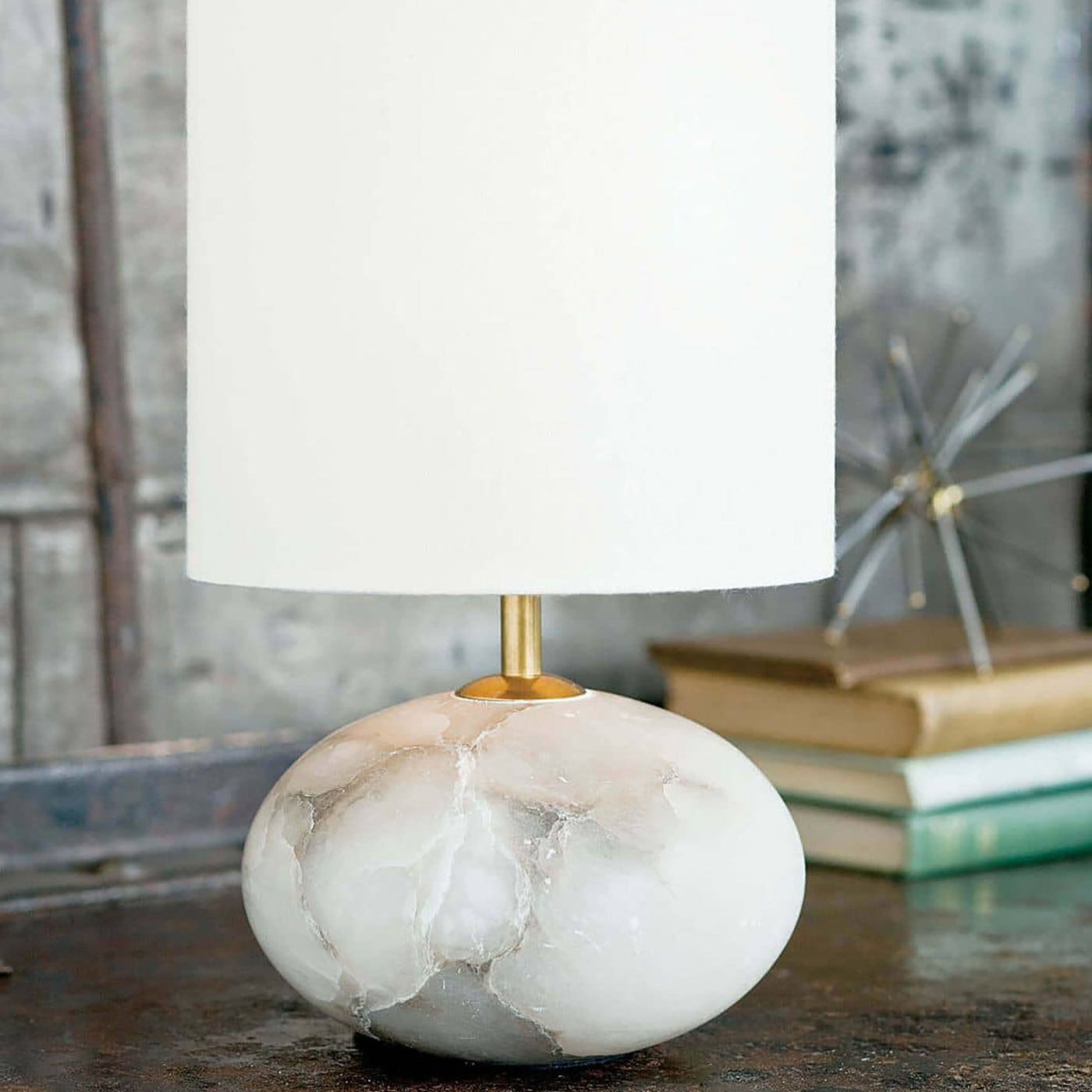 Regina Andrew Alabaster Mini Orb Lamp