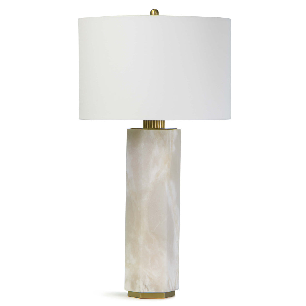 Regina Andrew Gear Alabaster Table Lamp