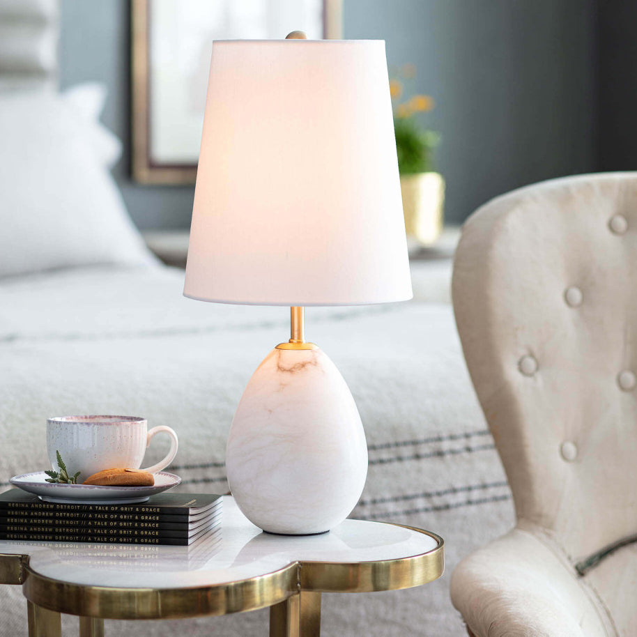 Regina Andrew Jared Alabaster Mini Table Lamp