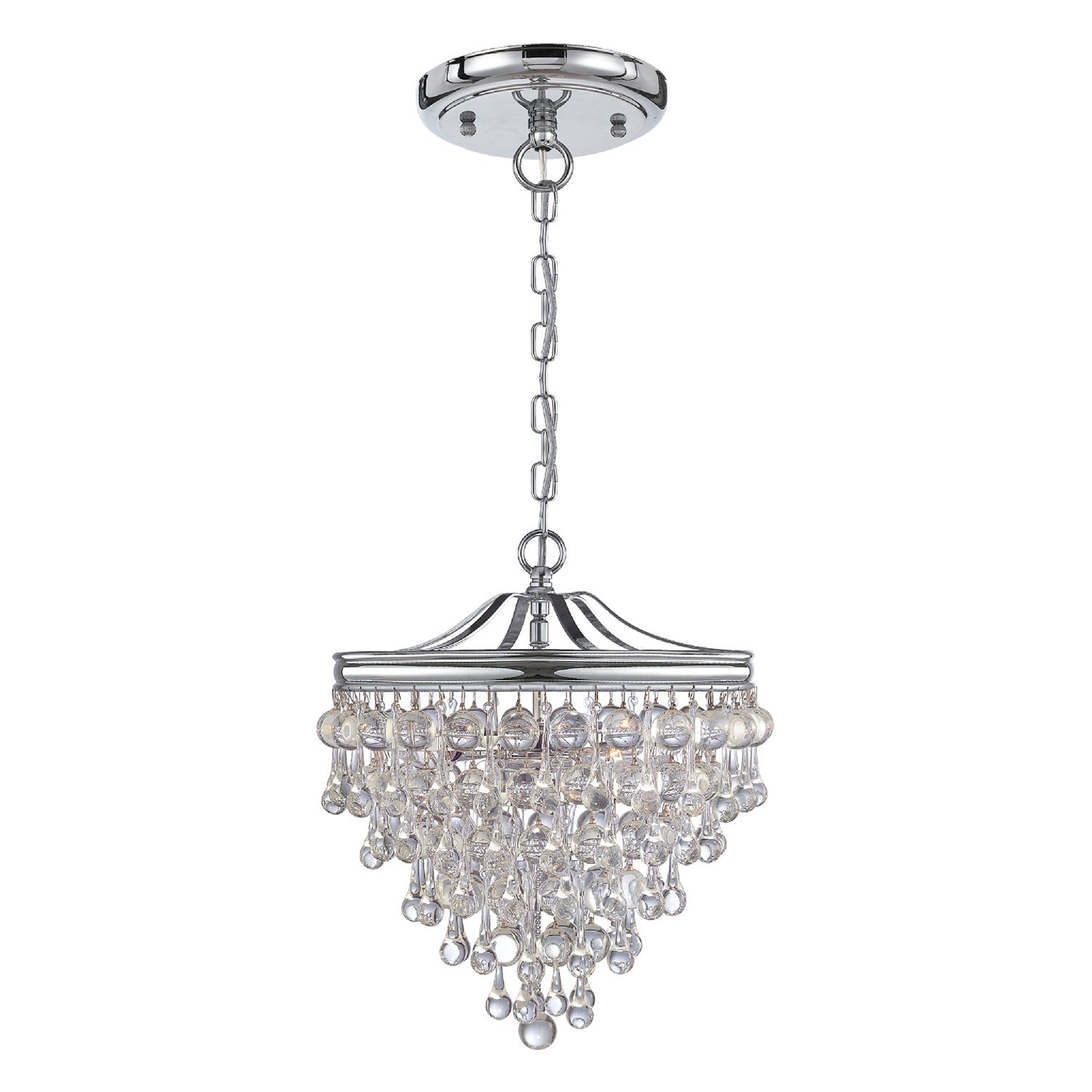 Crystorama Calypso 3-Light Mini Chandelier