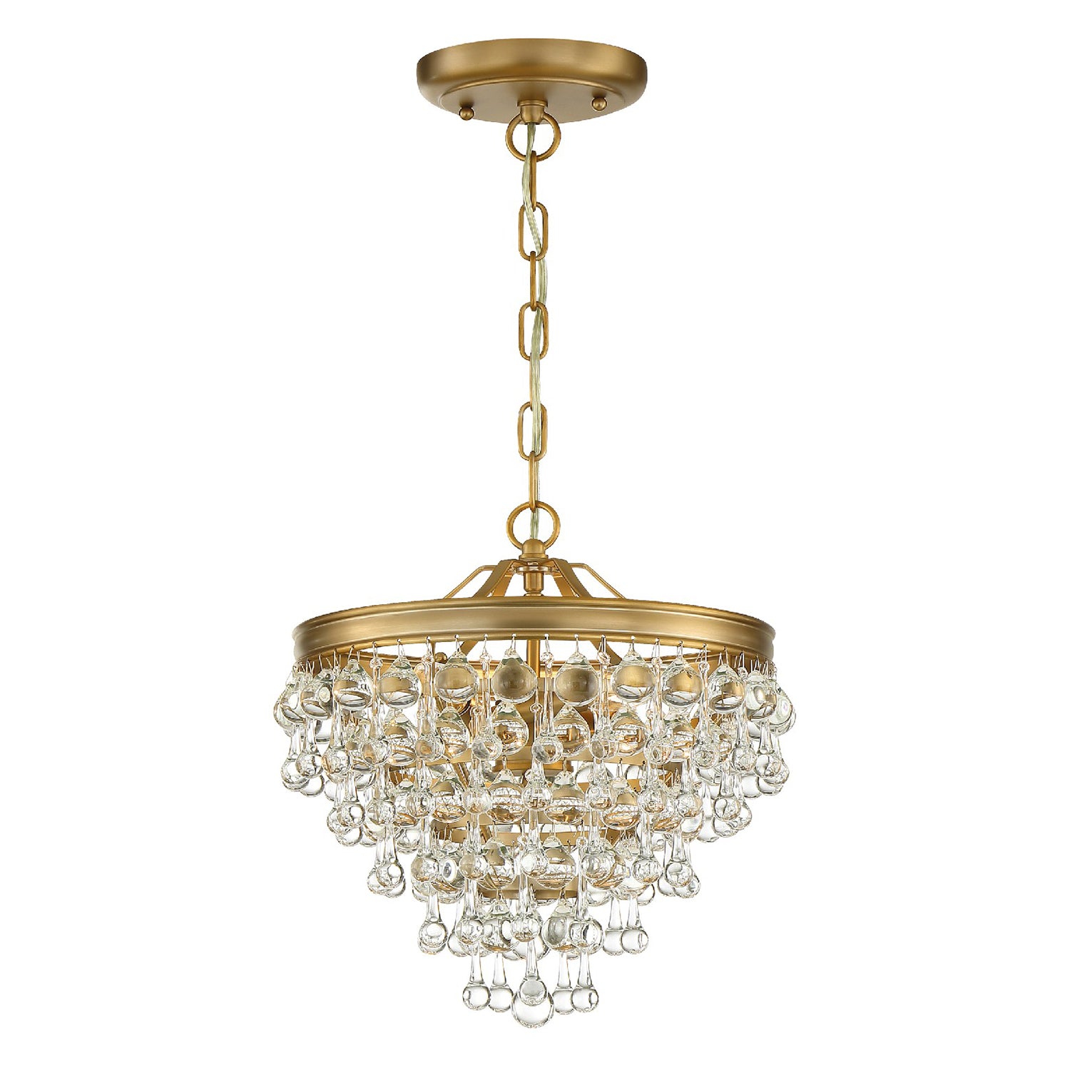 Crystorama Calypso 3-Light Mini Chandelier