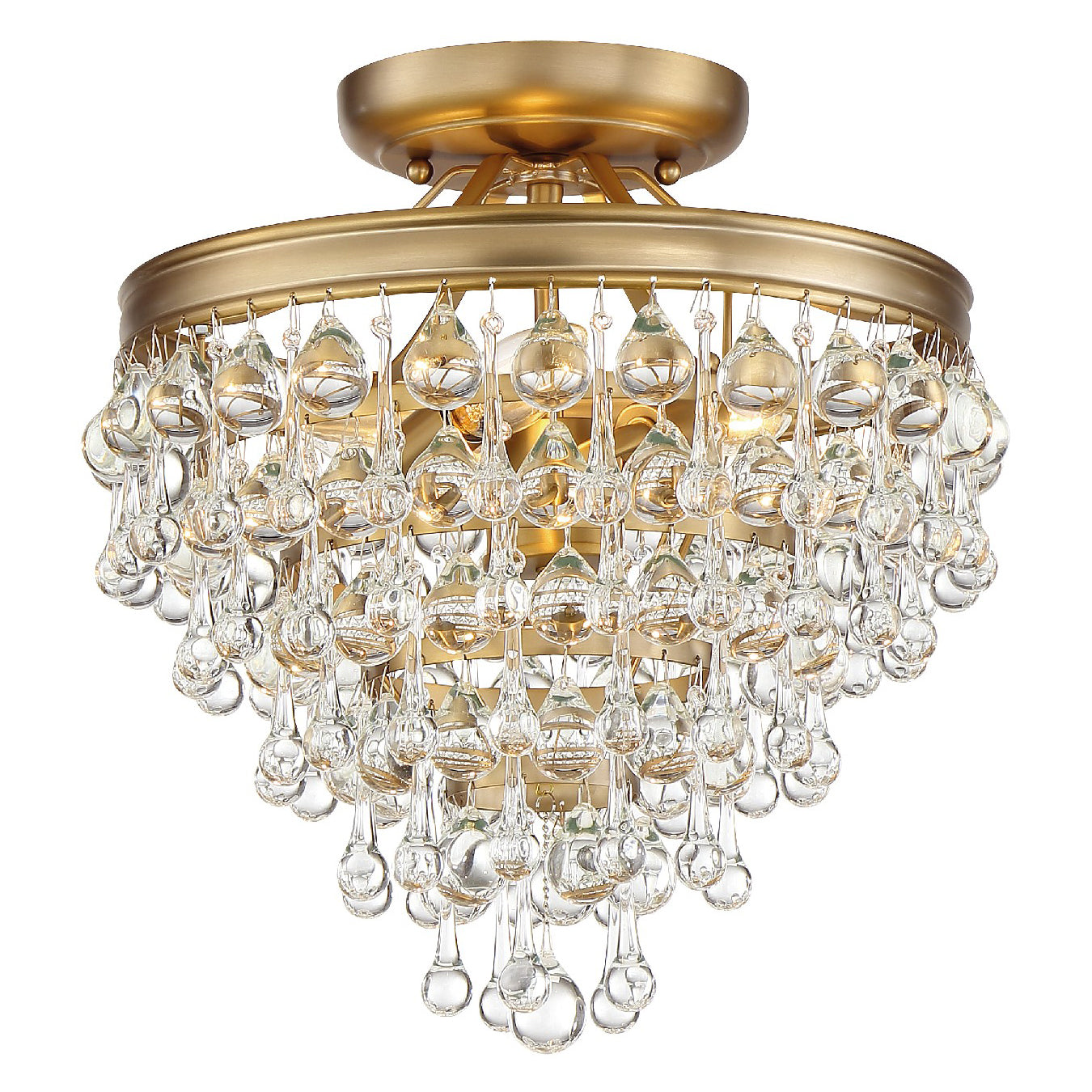 Crystorama Calypso Semi Flush Ceiling Mount