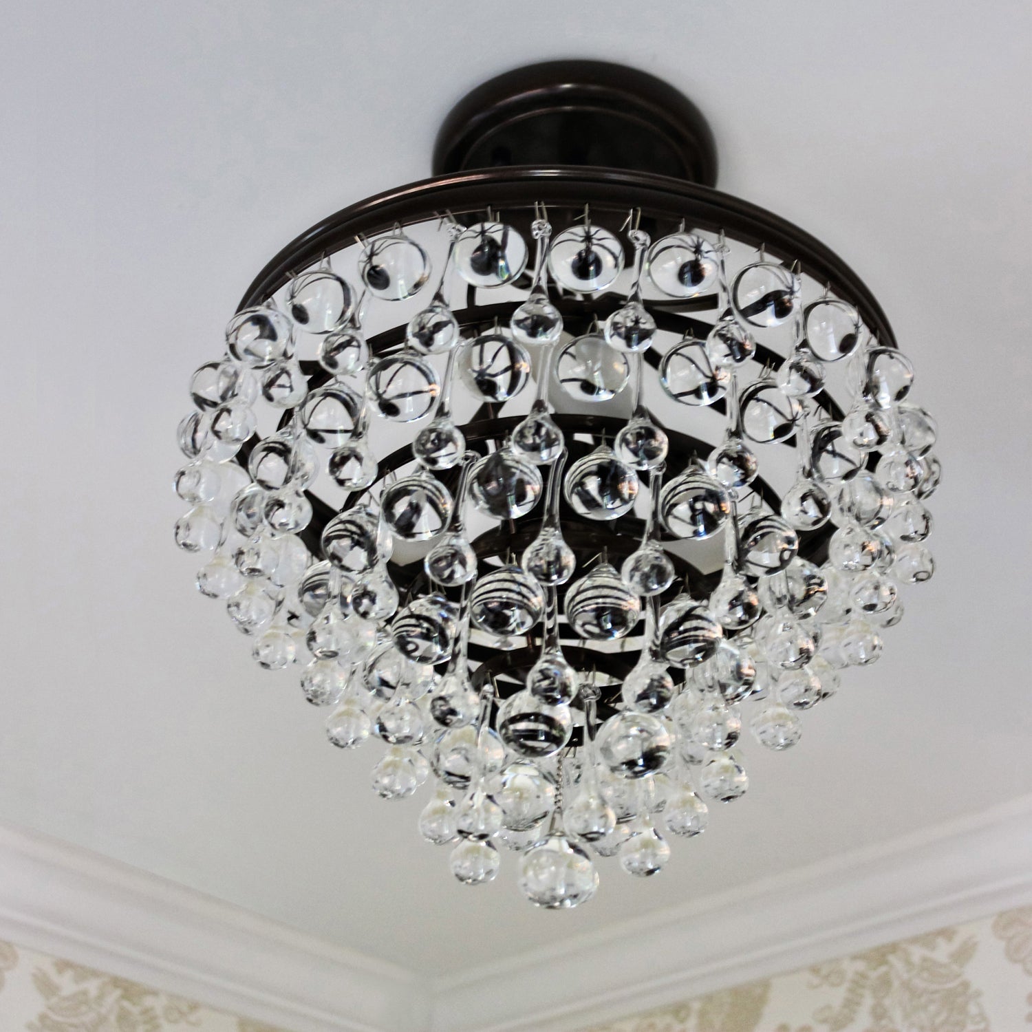 Crystorama Calypso 3-Light Mini Chandelier